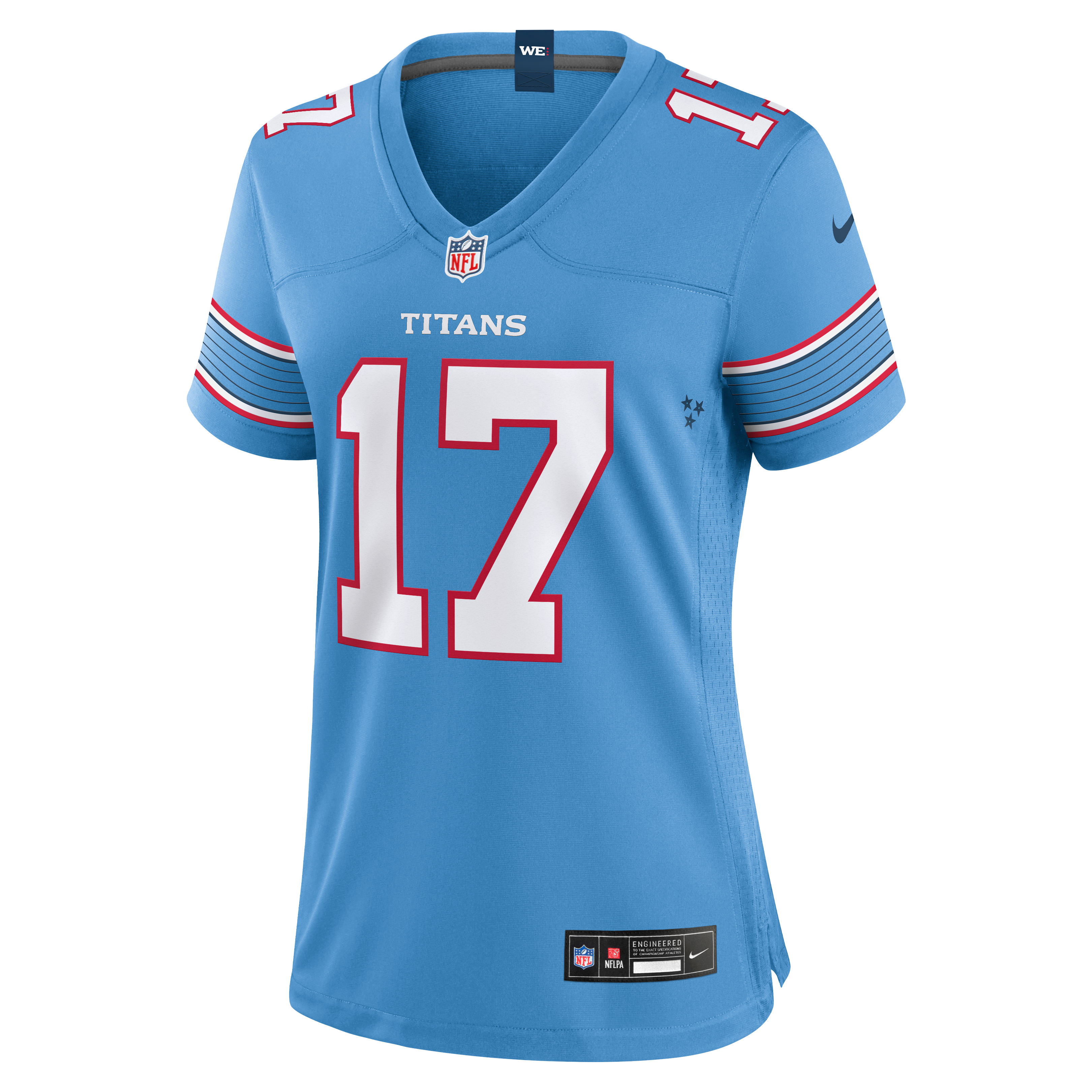 Women's Tennessee Titans Chimere Dike Nike Light Blue Team Game Jersey