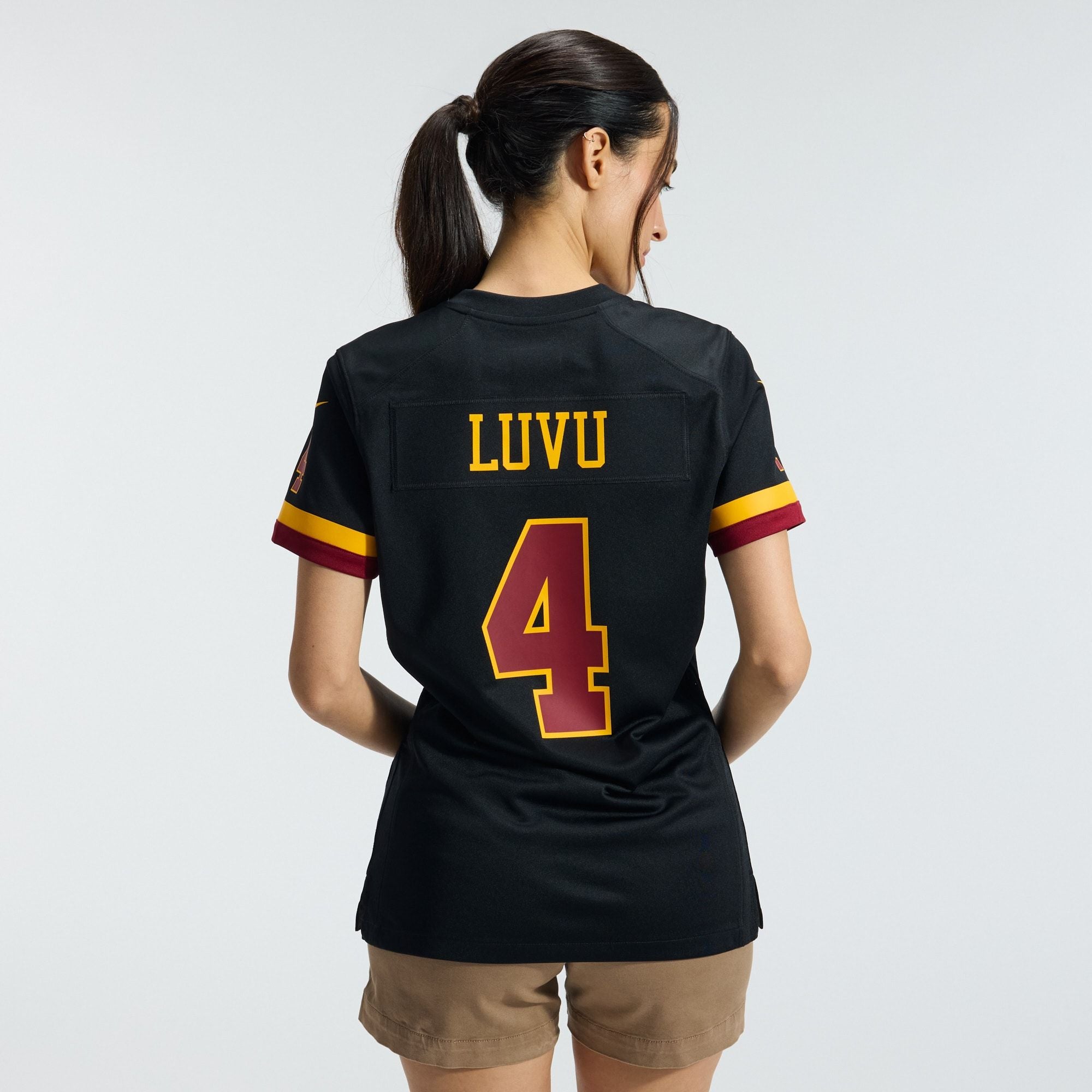 Women's Washington Commanders Frankie Luvu Nike Black Hail Raiser Alternate Game Jersey