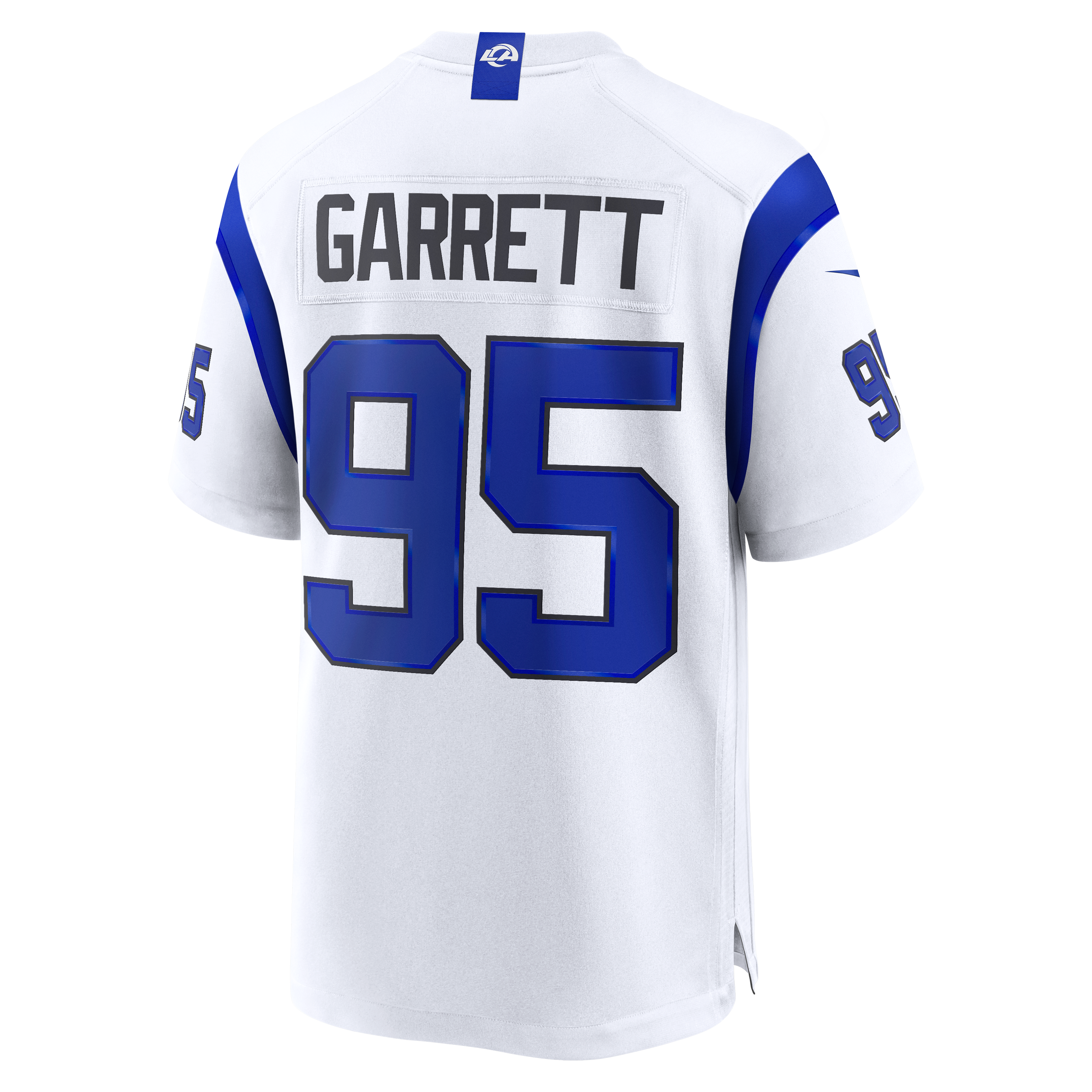 Men's Los Angeles Rams Myles Garrett Nike Fearsome White Game Jersey