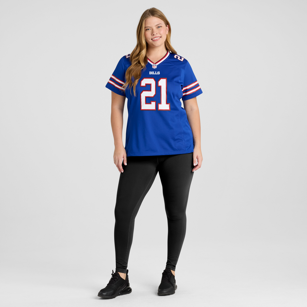 Women's Buffalo Bills Davison Igbinosun Nike Royal Team Game Jersey