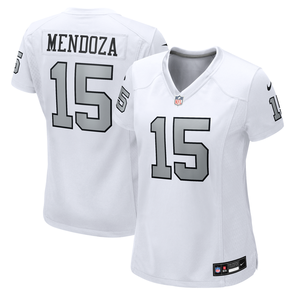 Women's Las Vegas Raiders Fernando Mendoza Nike White Alternate Game Jersey