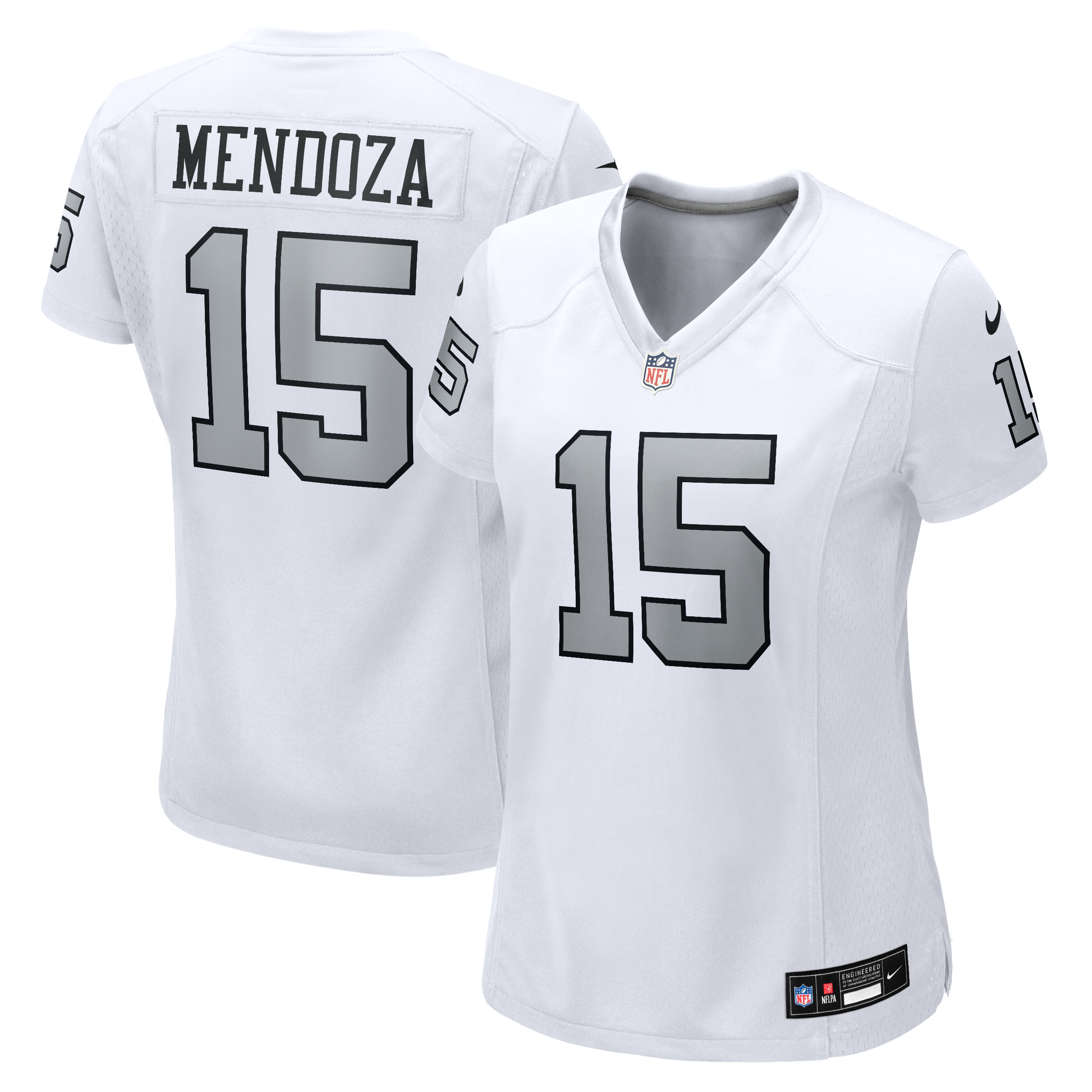 Women's Las Vegas Raiders Fernando Mendoza Nike White Alternate Game Jersey