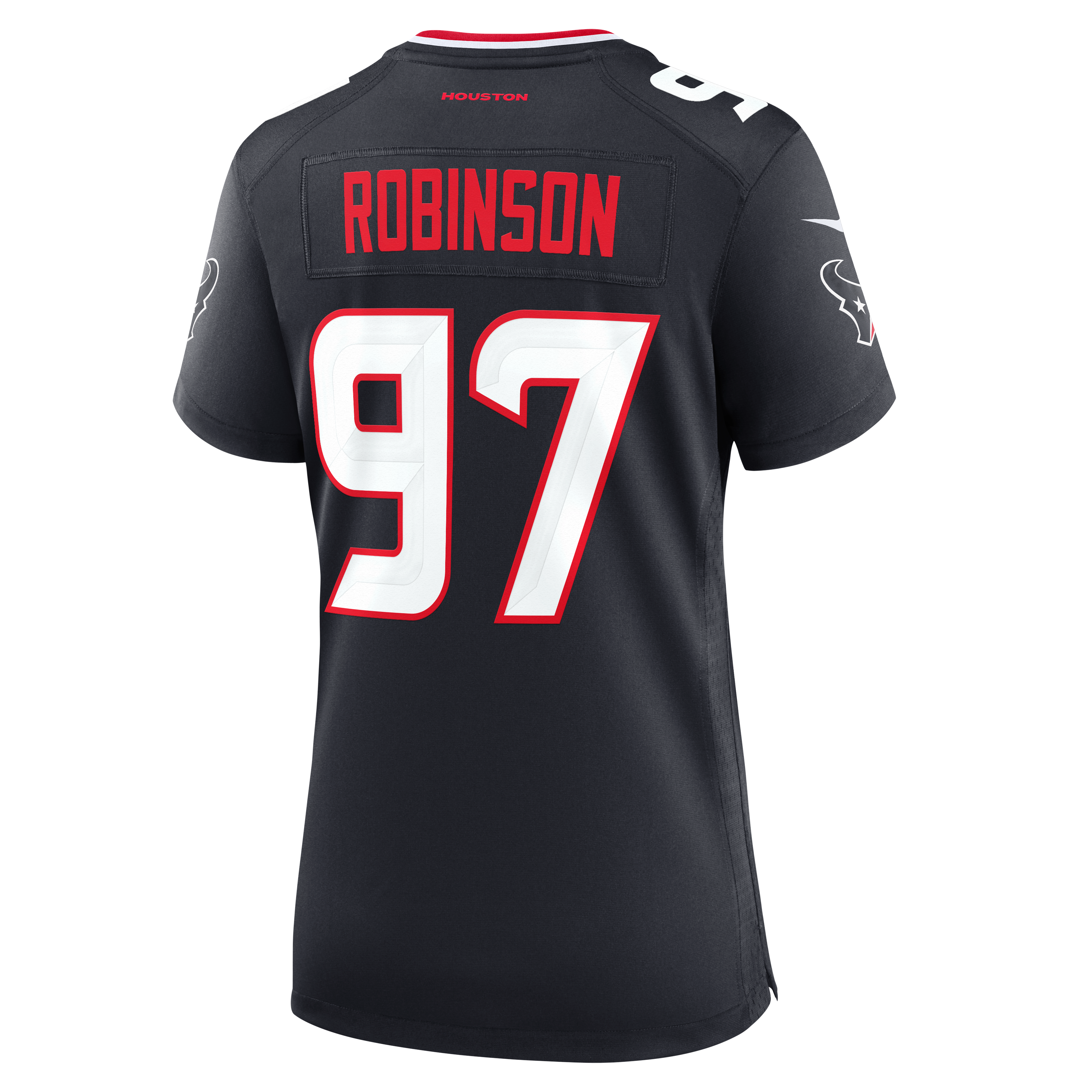 Women's Houston Texans Dominique Robinson Nike Navy Team Game Jersey