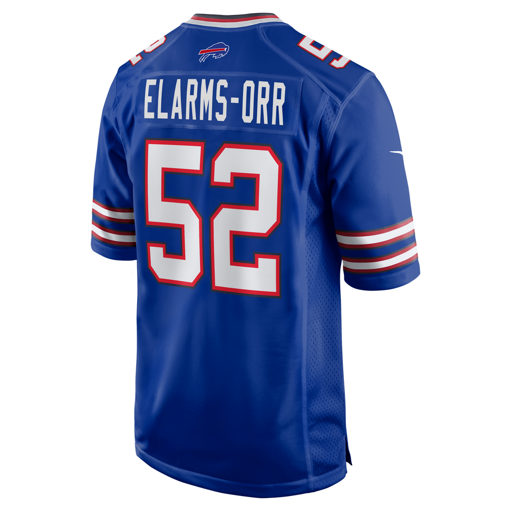 Men's Buffalo Bills Kaleb Elarms Orr Nike Royal Team Game Jersey