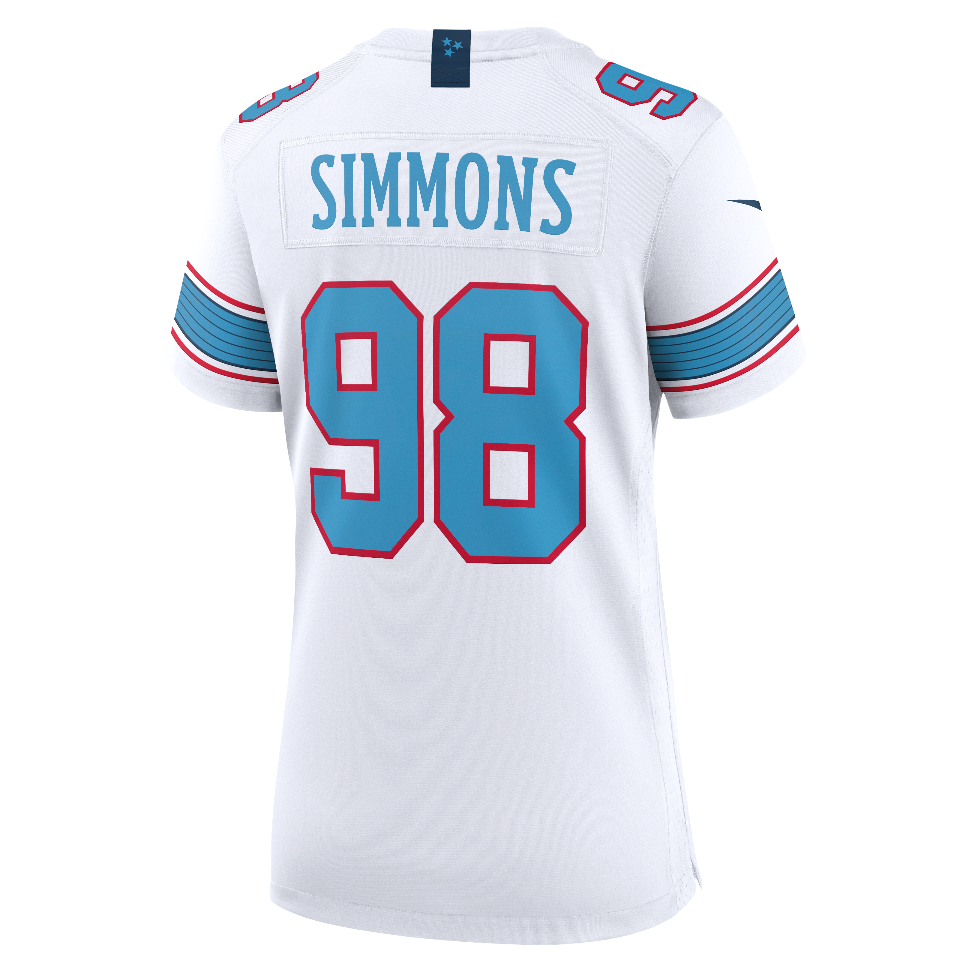 Women's Tennessee Titans Jeffery Simmons Nike White Game Jersey