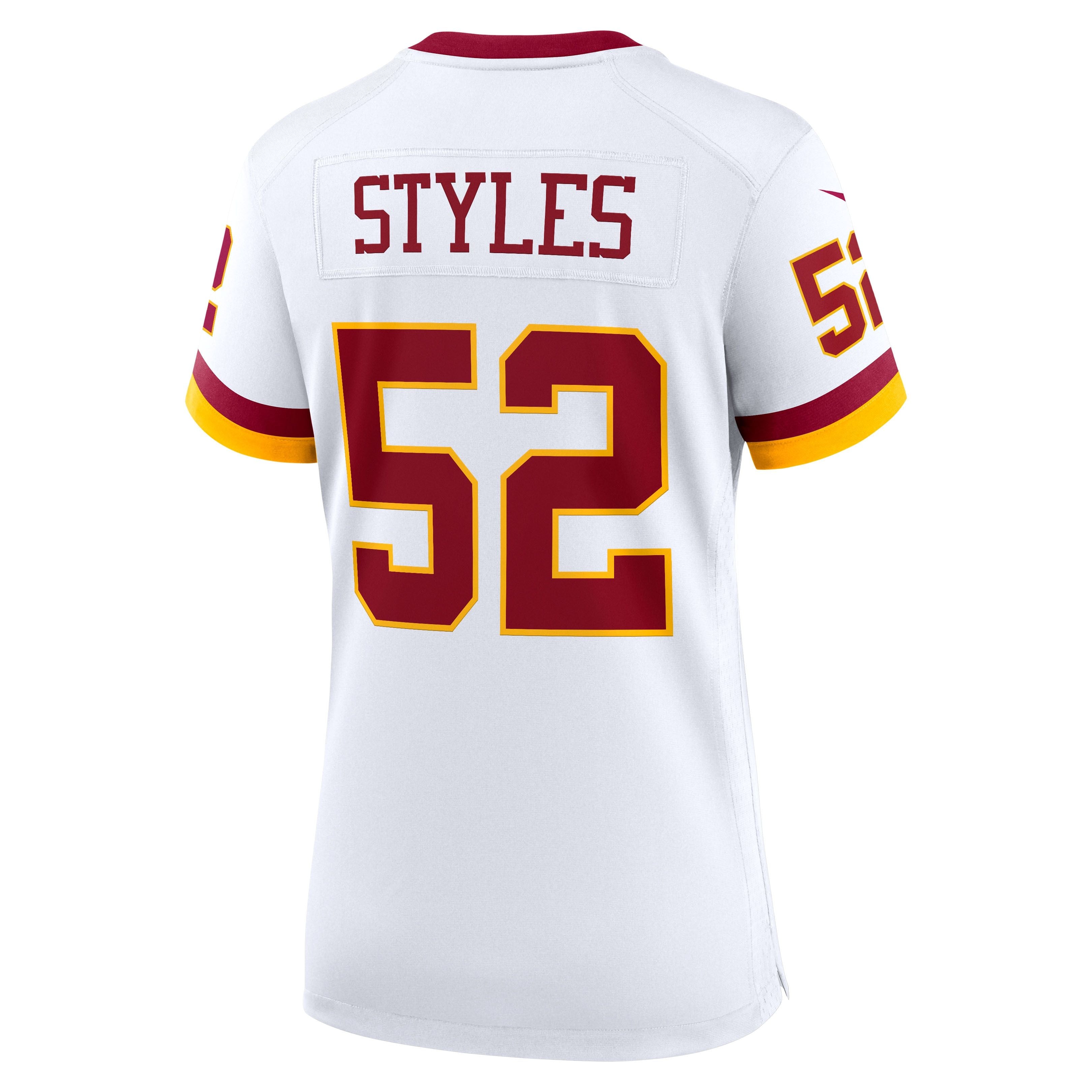 Women's Washington Commanders Sonny Styles Nike White Game Super Bowl Era Jersey