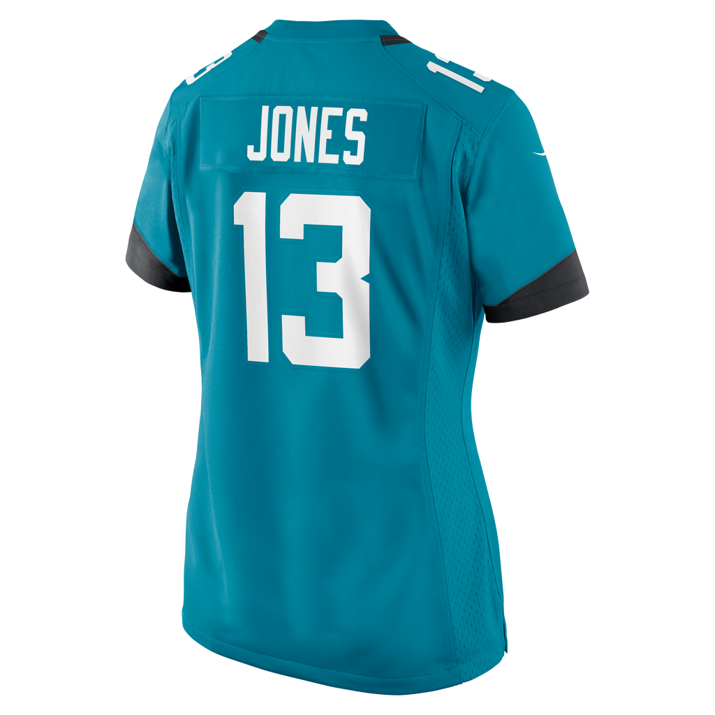 Women's Jacksonville Jaguars Tim Jones Nike Teal Team Game Jersey