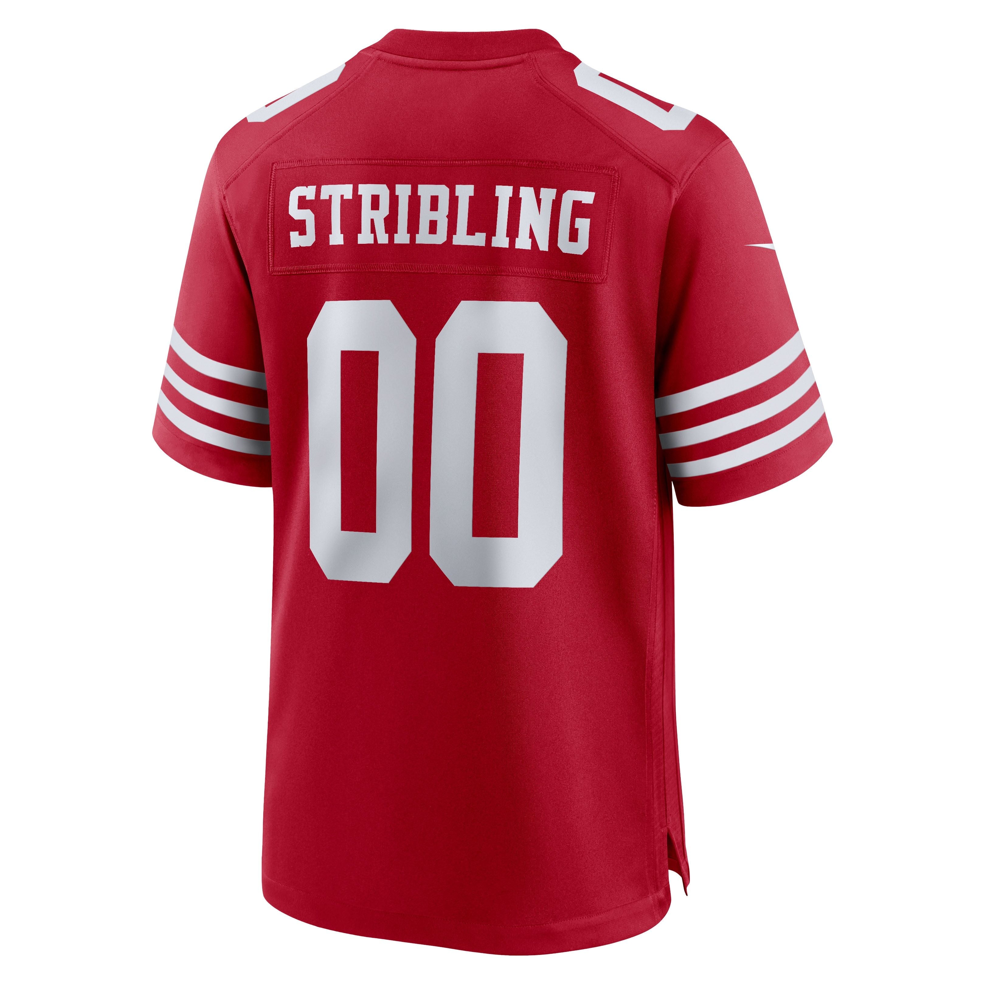 Men's San Francisco 49Ers Dezhaun Stribling Nike Scarlet Game Jersey
