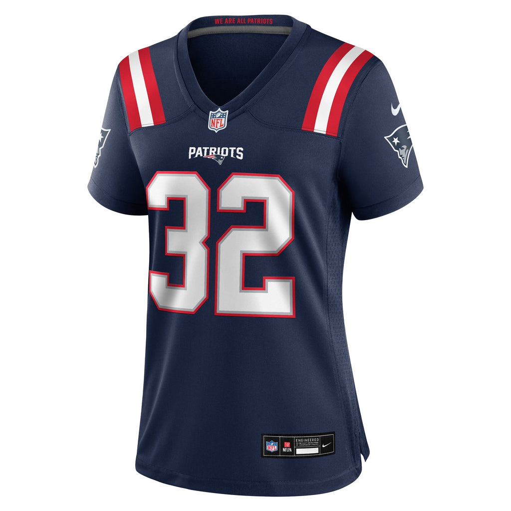 Women's New England Patriots Treveyon Henderson Nike Navy Game Jersey