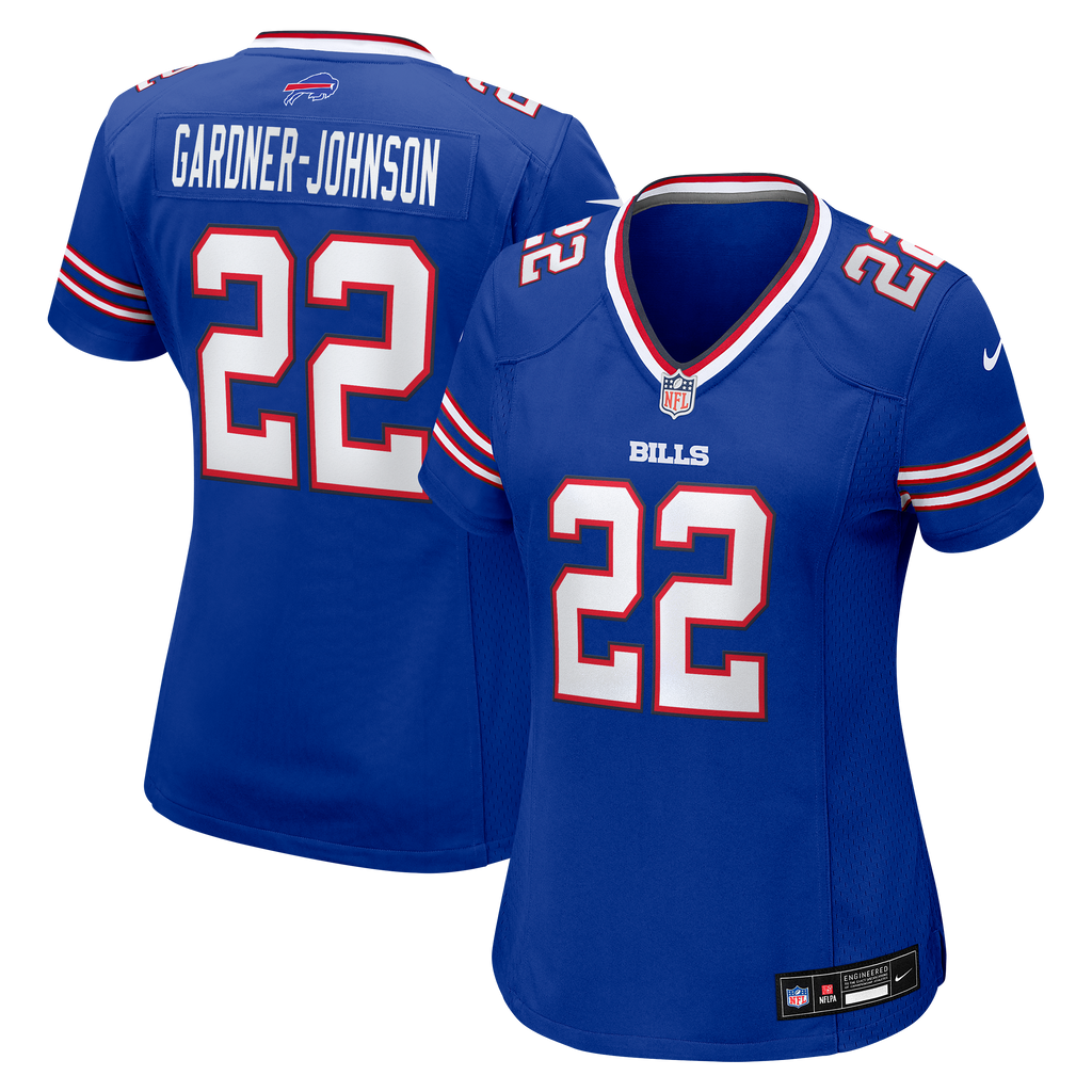 Women's Buffalo Bills Chauncey Gardner Johnson Nike Royal Team Game Jersey