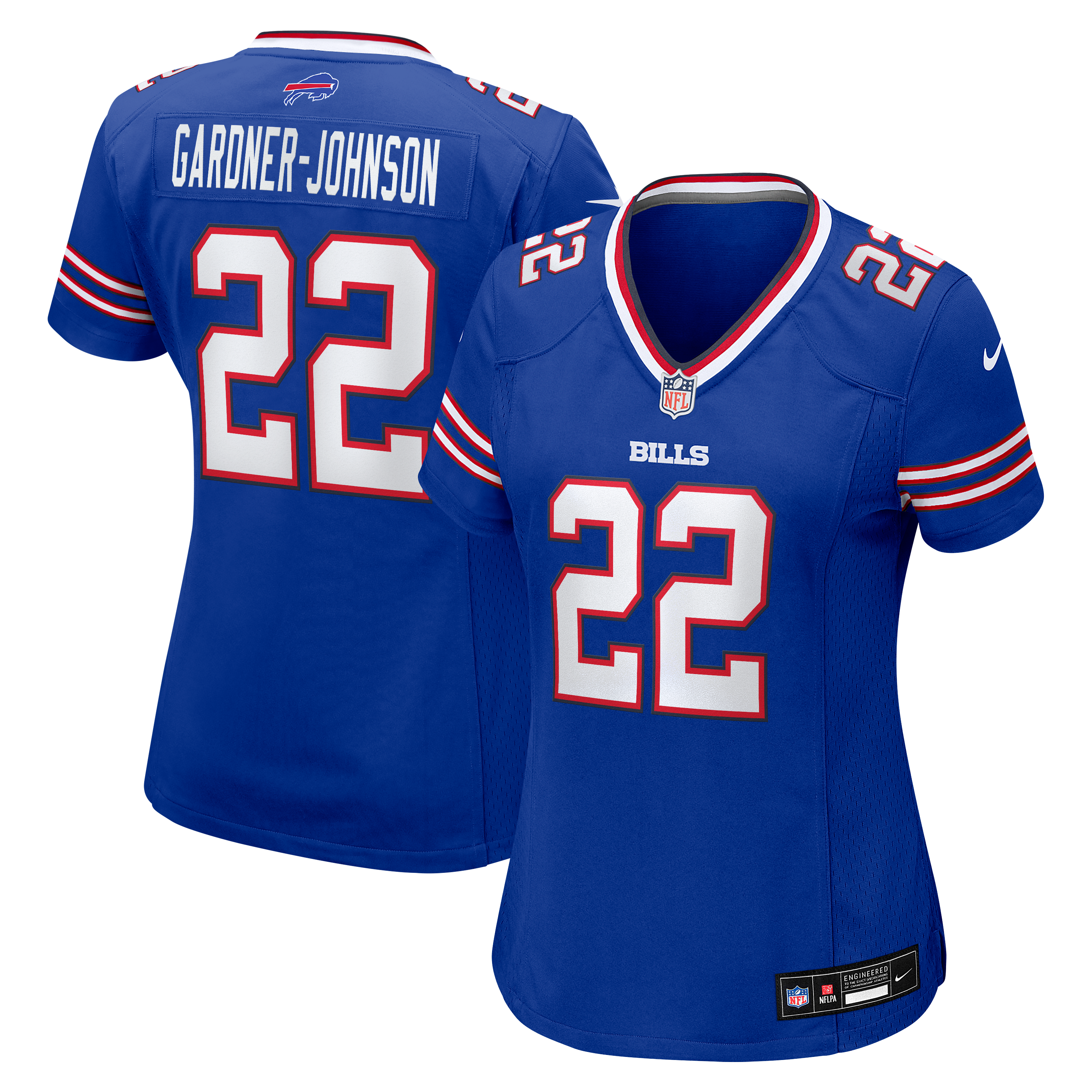 Women's Buffalo Bills Chauncey Gardner Johnson Nike Royal Team Game Jersey