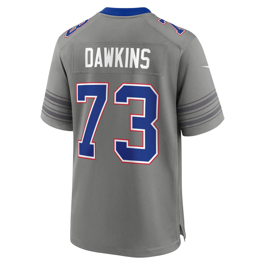Men's Buffalo Bills Dion Dawkins Nike Gray Nickel City Game Jersey