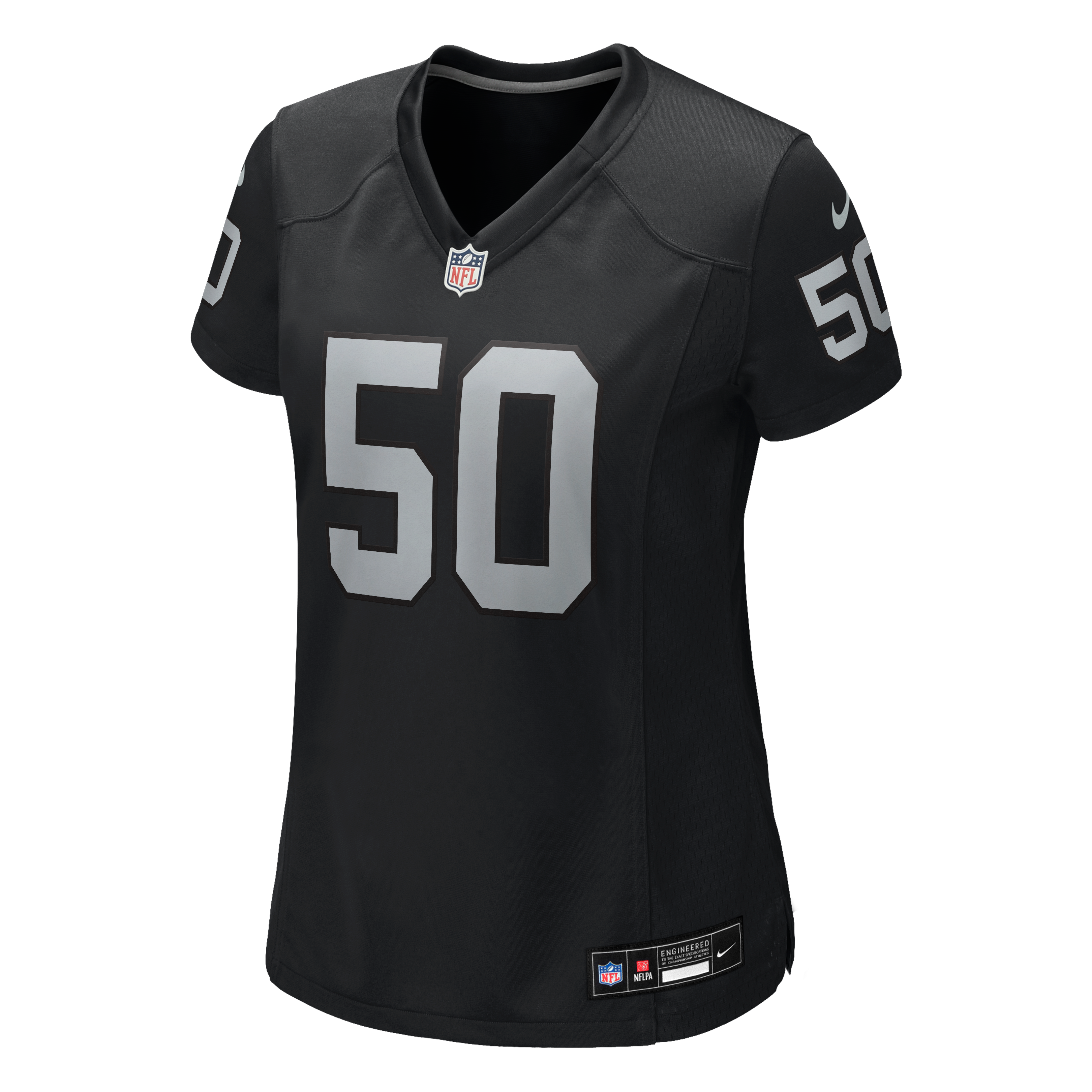 Women's Las Vegas Raiders Segun Olubi Nike Black Team Game Jersey