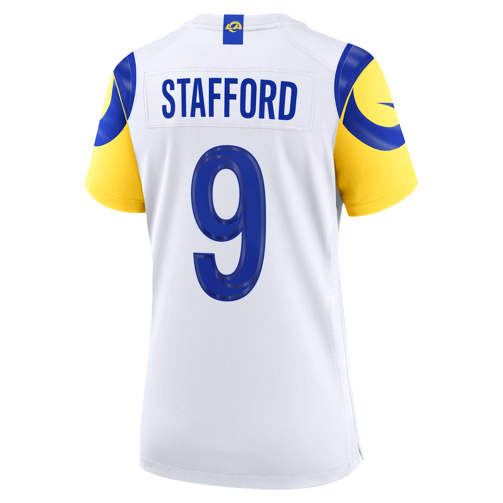 Women's Los Angeles Rams Matthew Stafford Nike White Game Jersey
