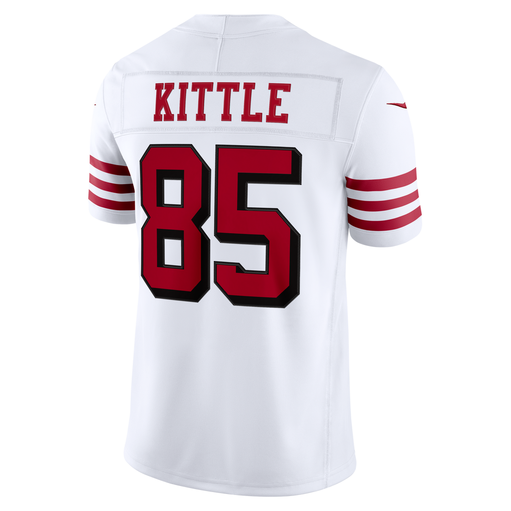 Men's San Francisco 49Ers George Kittle Nike White Alternate Vapor Fuse Stitched Limited Jersey