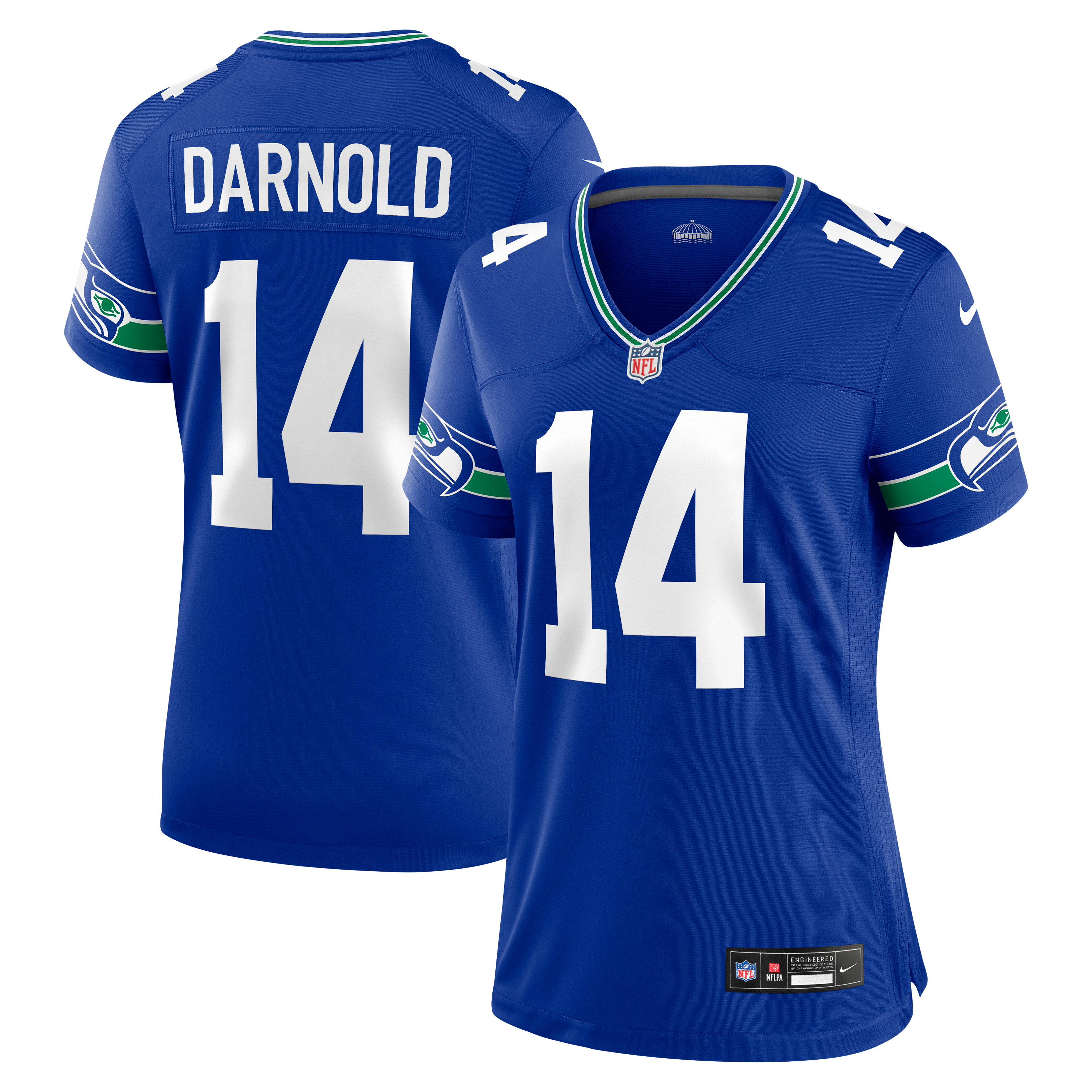 Women's Seattle Seahawks Sam Darnold Nike Royal Alternate Game Jersey