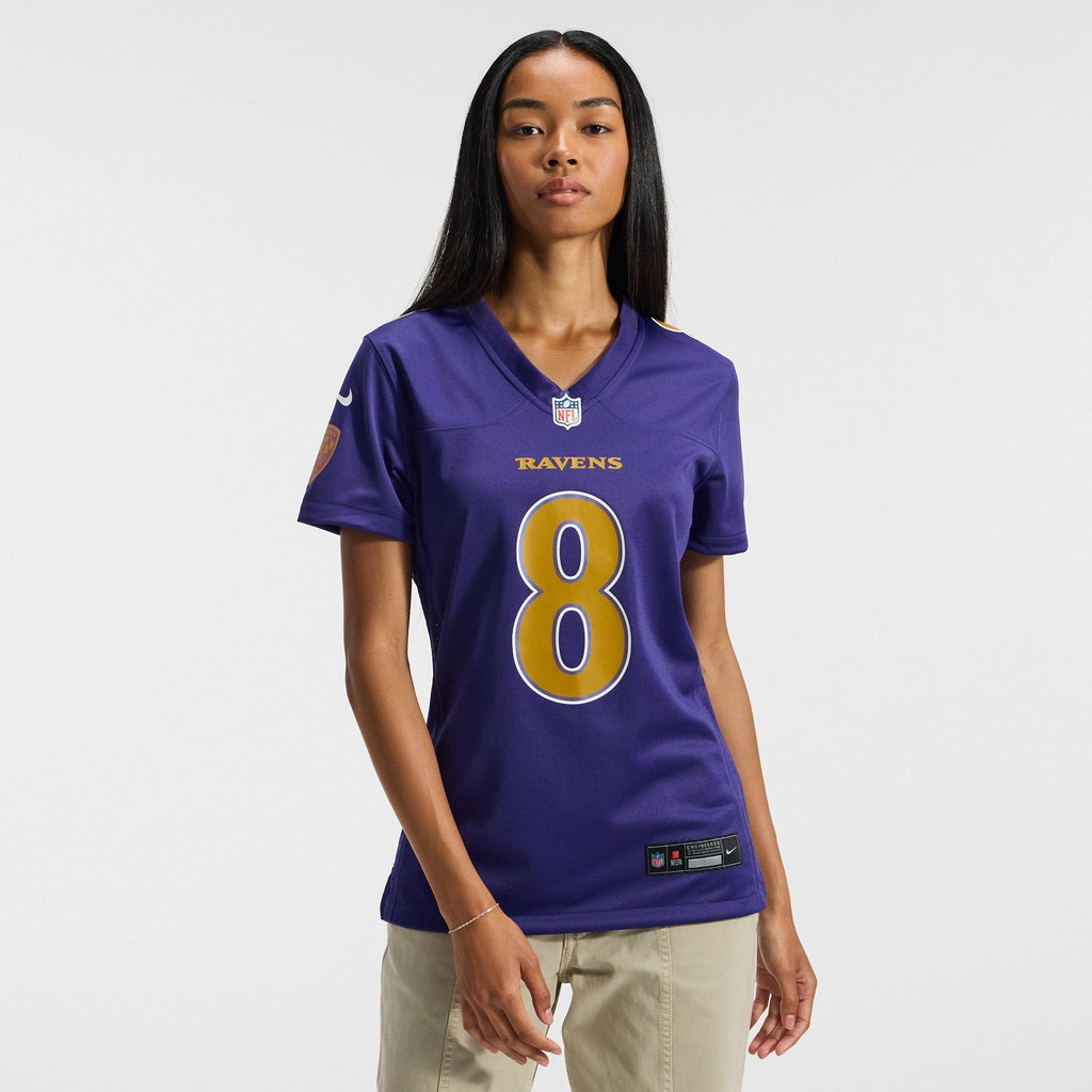 Women's Baltimore Ravens Lamar Jackson Nike Purple Alternate Game Jersey