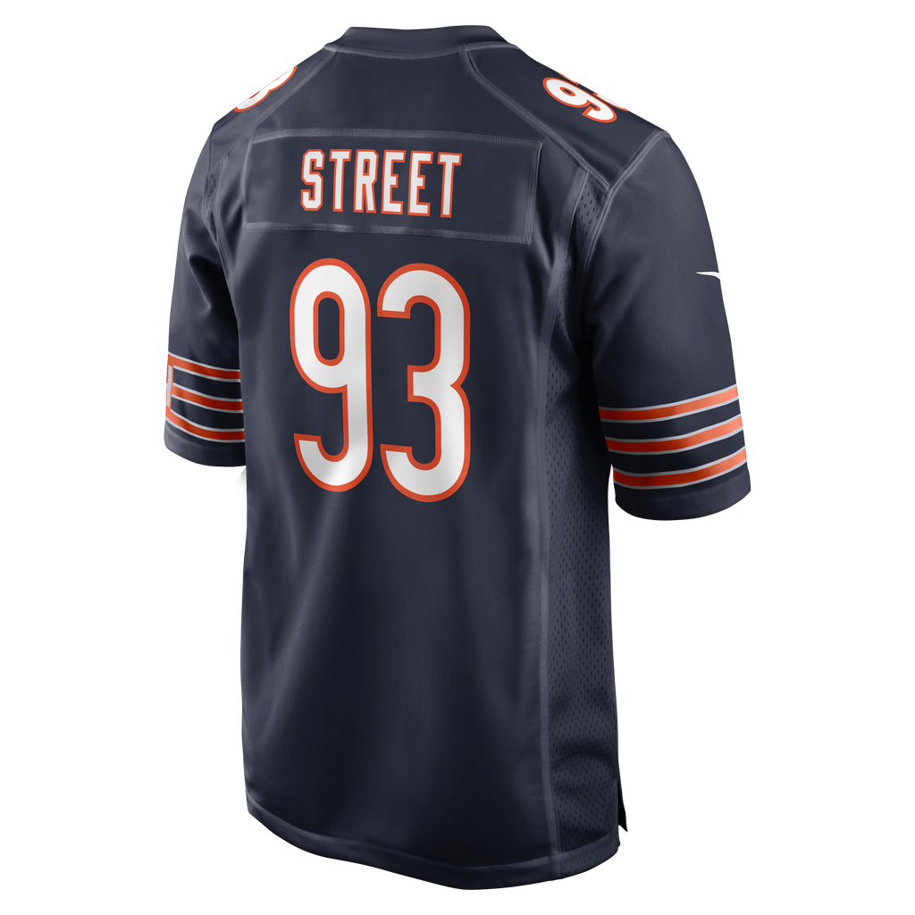 Men's Chicago Bears Kentavius Street Nike Navy Team Game Jersey