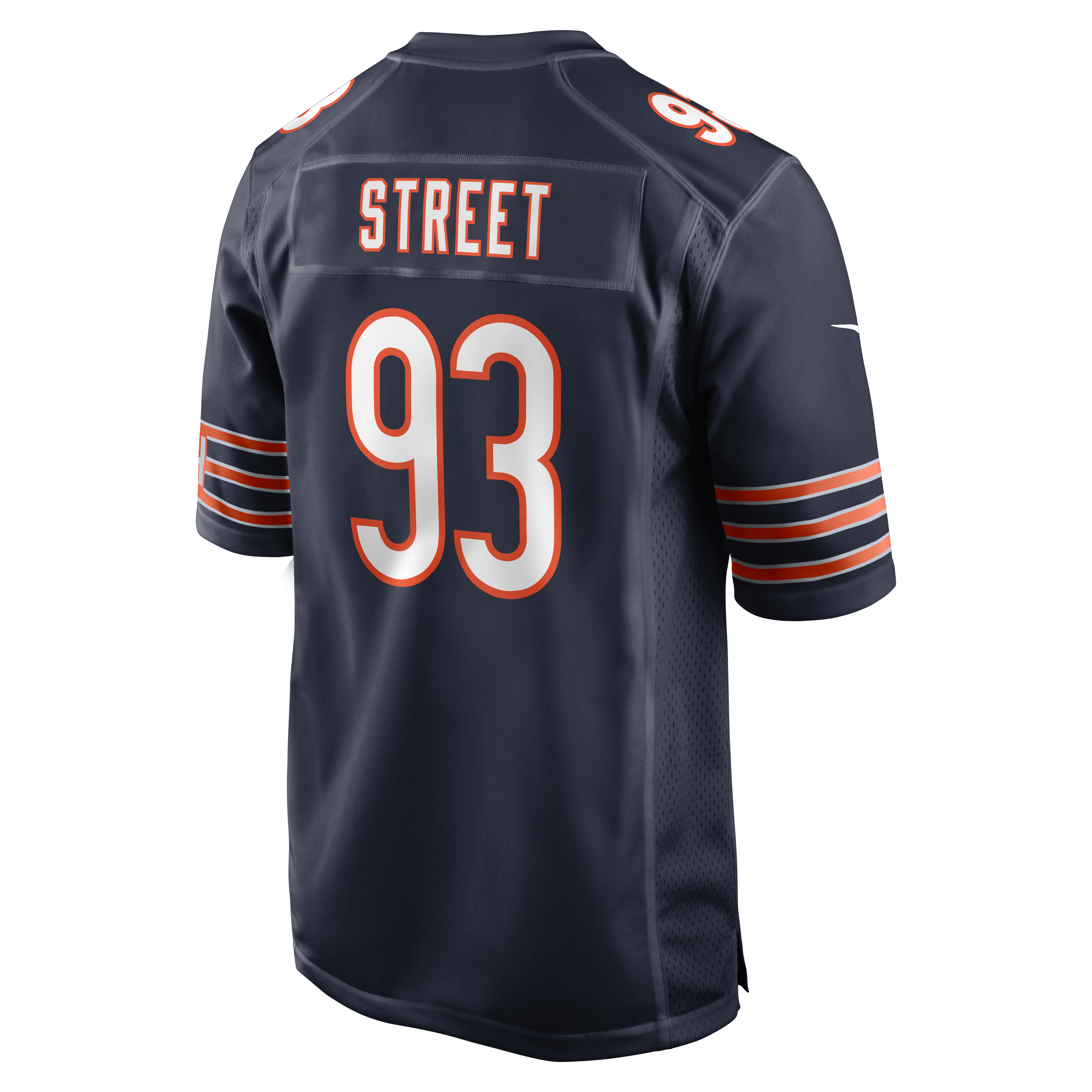 Men's Chicago Bears Kentavius Street Nike Navy Team Game Jersey