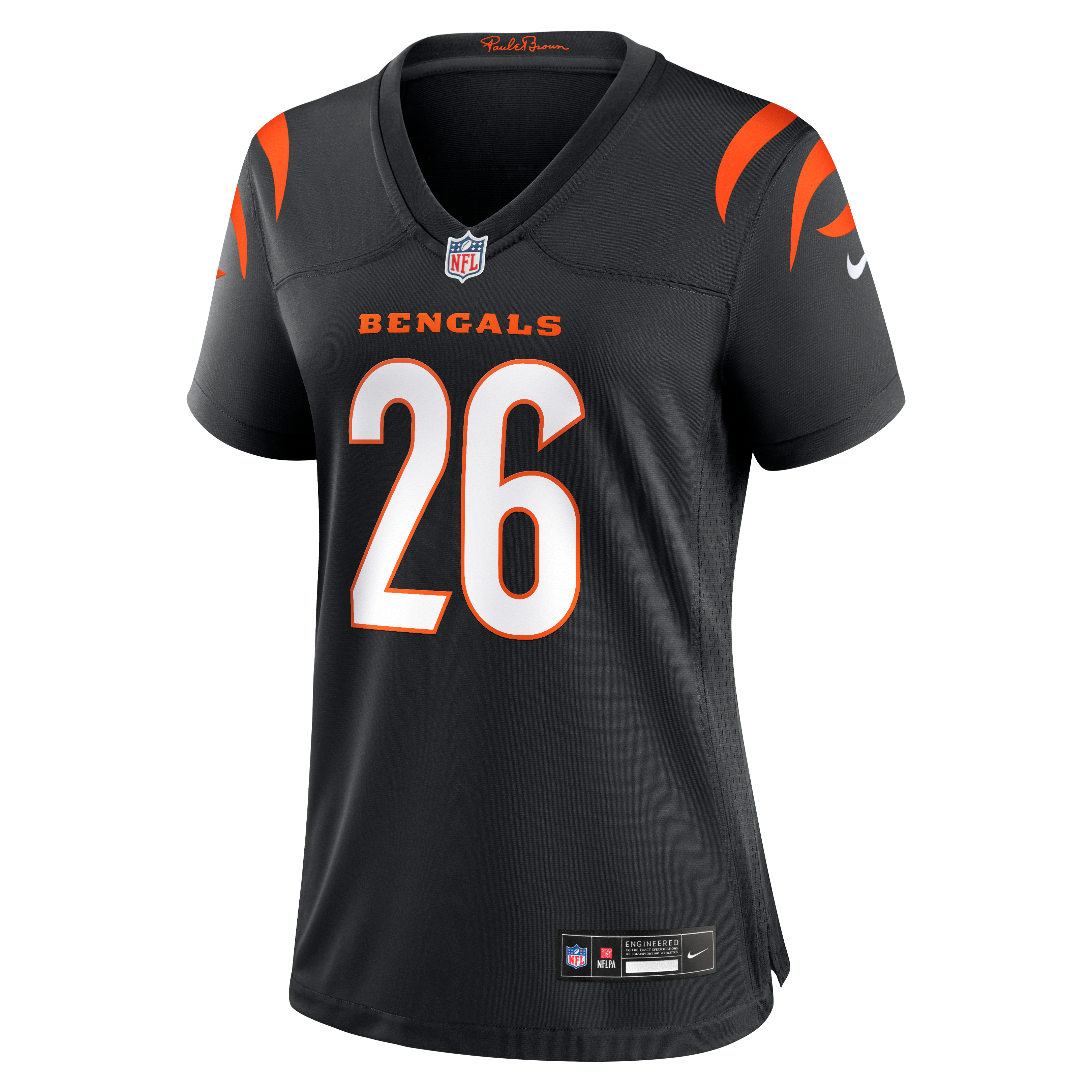 Women's Cincinnati Bengals Jasir Taylor Nike Black Team Game Jersey