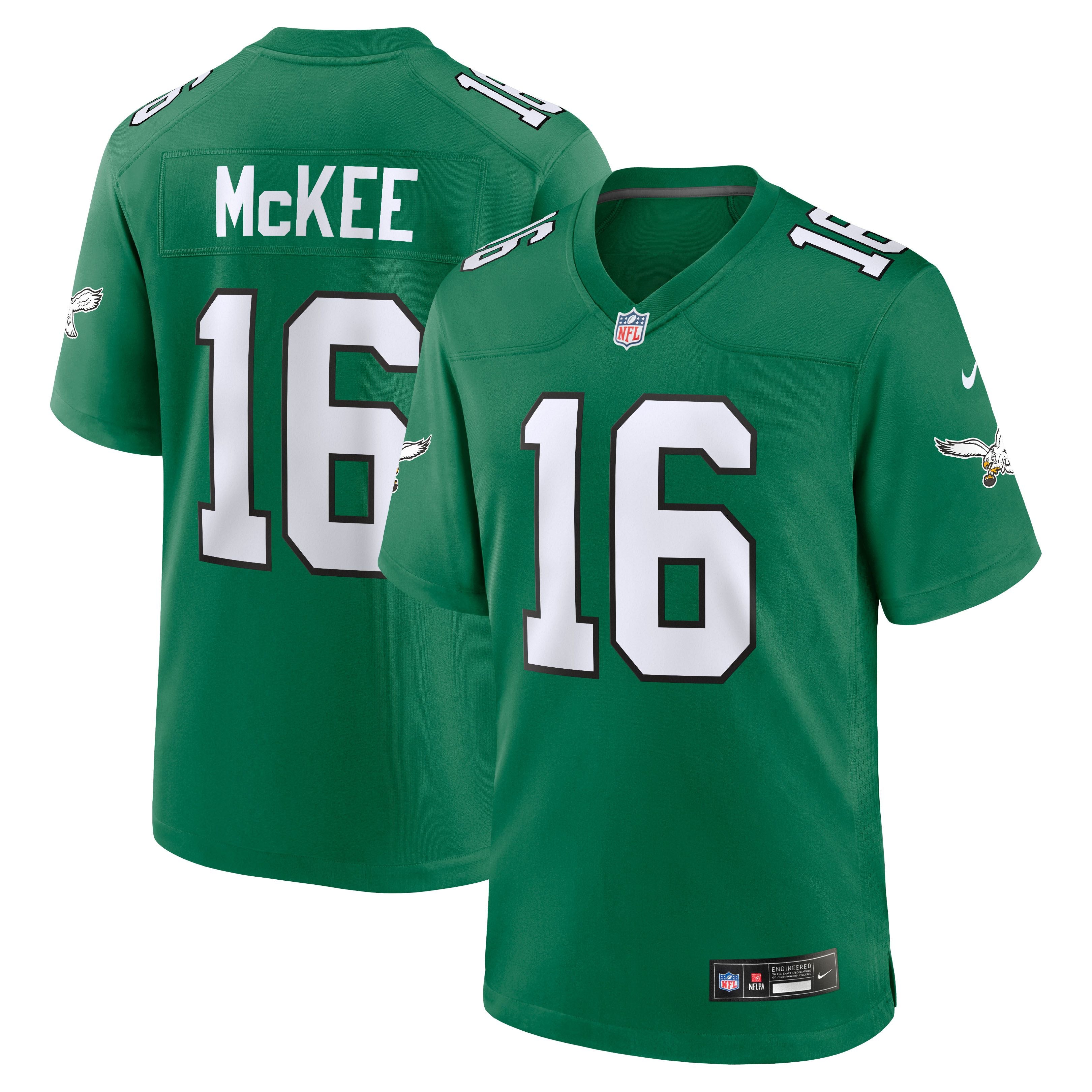Men's Philadelphia Eagles Tanner Mckee Nike Kelly Green Alternate Game Jersey