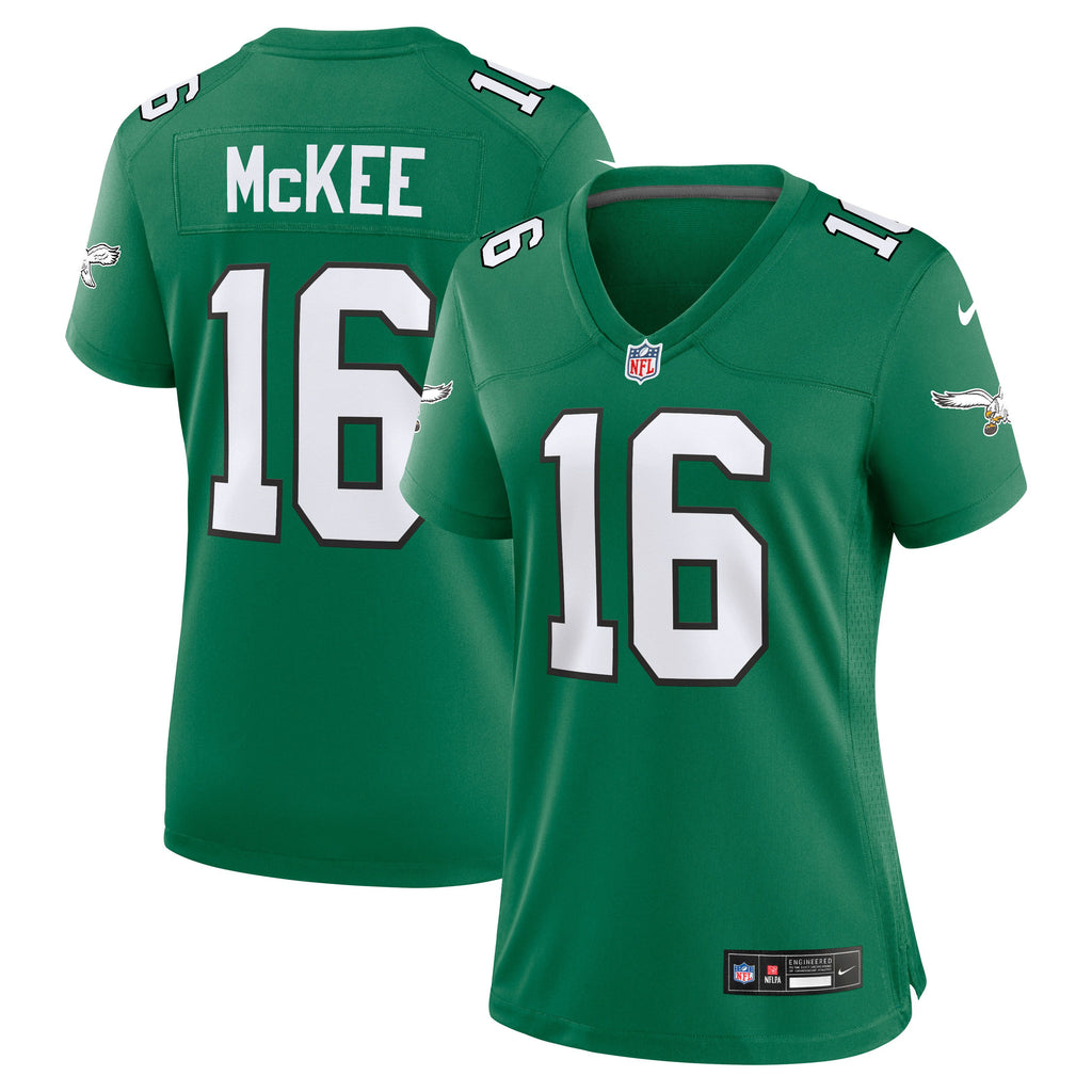 Women's Philadelphia Eagles Tanner Mckee Nike Kelly Green Alternate Game Jersey