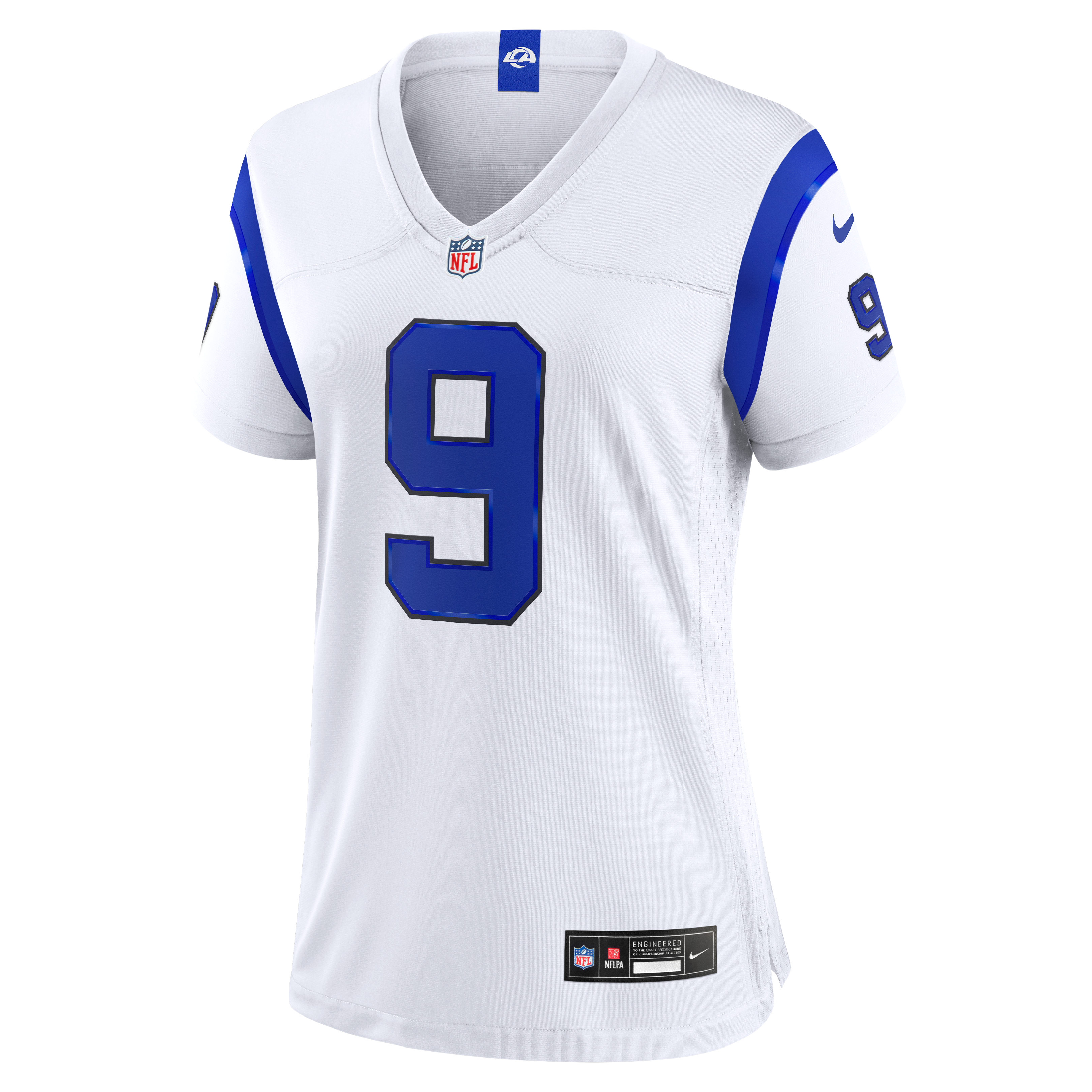 Women's Los Angeles Rams Matthew Stafford Nike Fearsome White Game Jersey