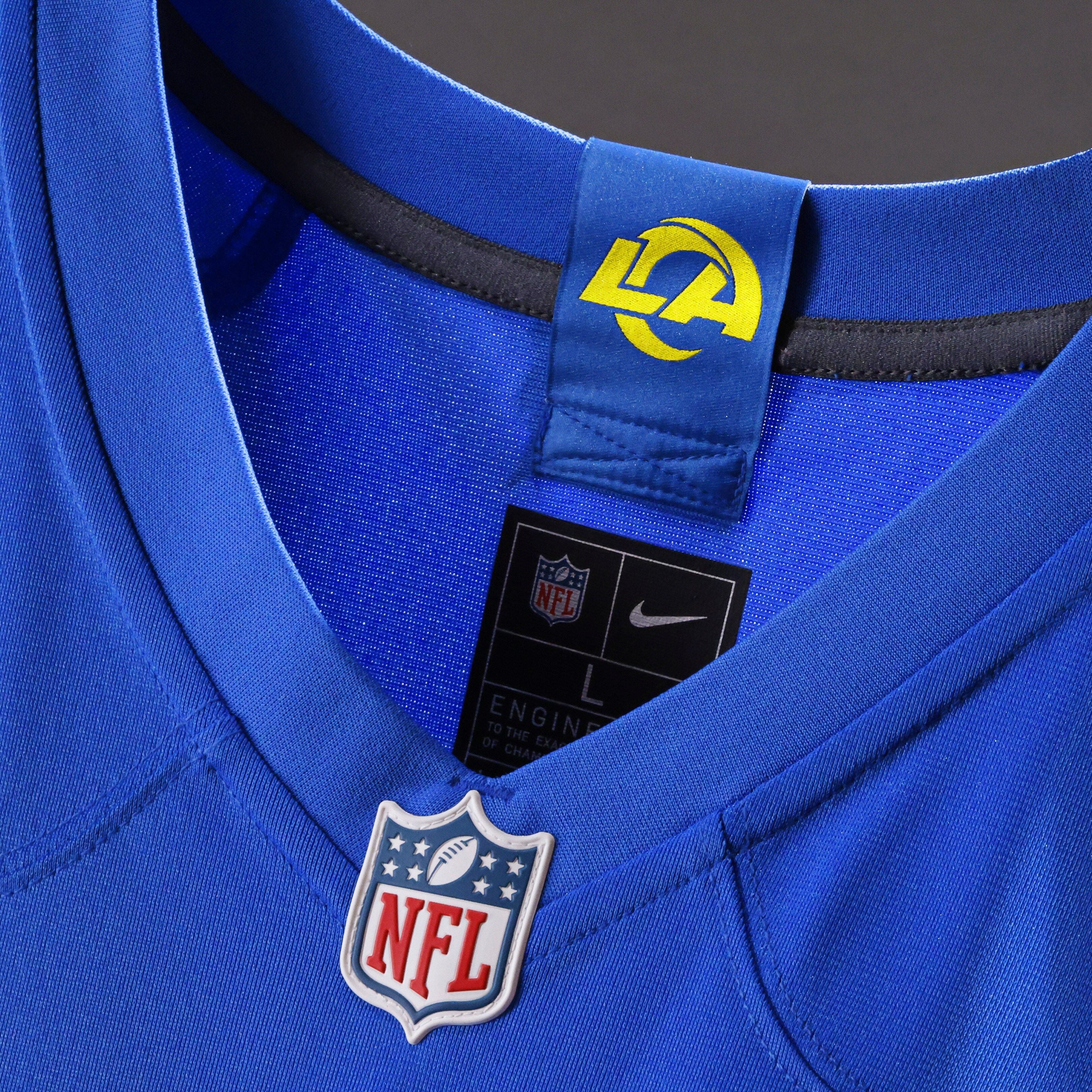 Men's Los Angeles Rams Ty Simpson Nike Royal 2026 Nfl Draft First Round Pick No 13 Team Game Jersey