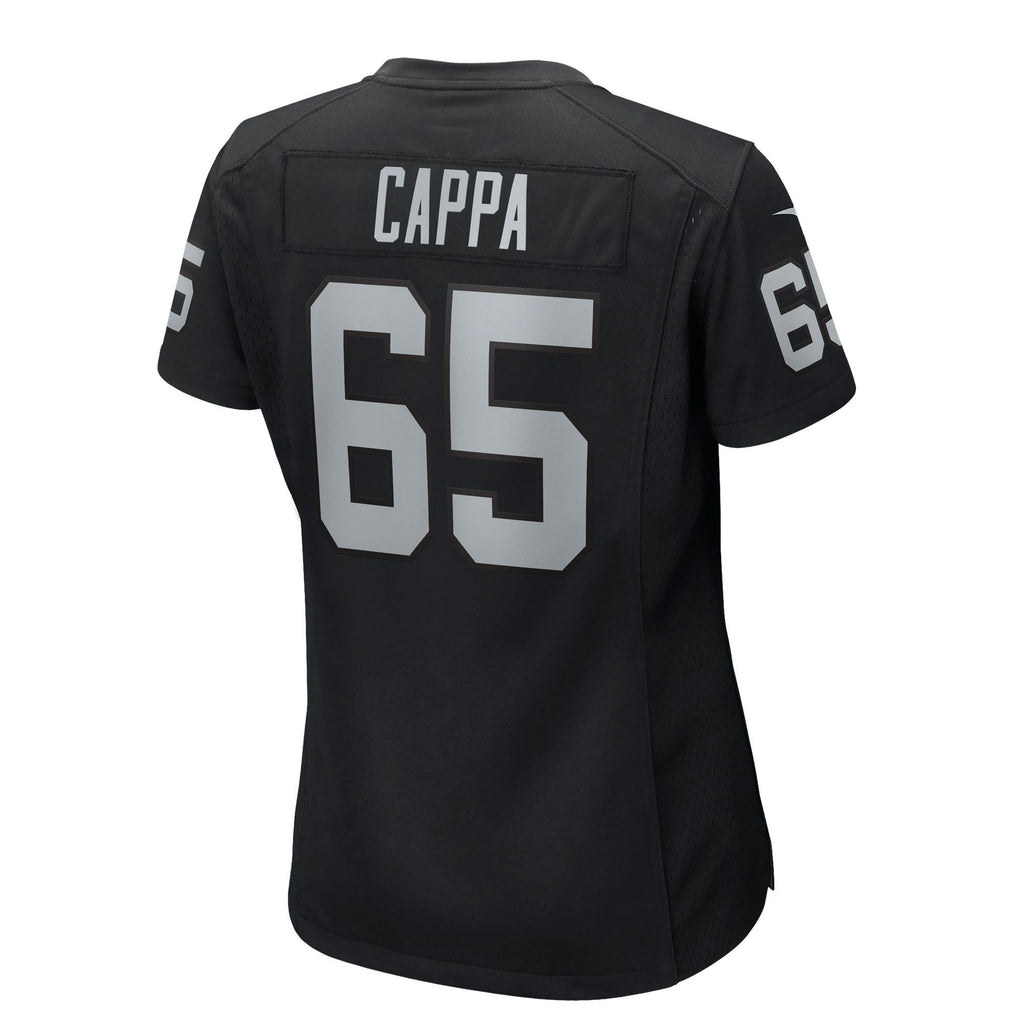 Women's Las Vegas Raiders Alex Cappa Nike Black Team Game Jersey