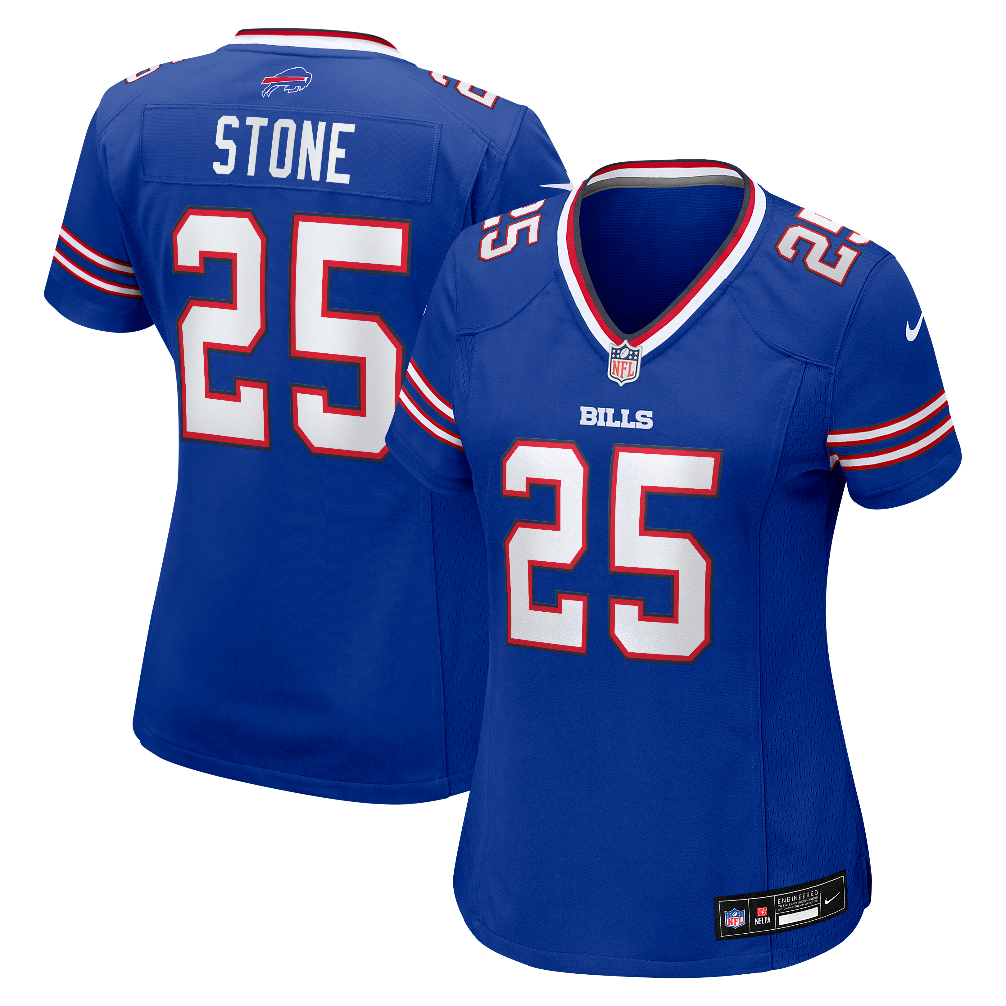 Women's Buffalo Bills Geno Stone Nike Royal Team Game Jersey