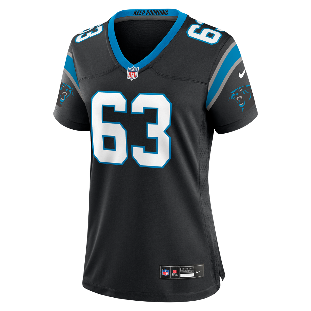 Women's Carolina Panthers Rasheed Walker Nike Black Team Game Jersey