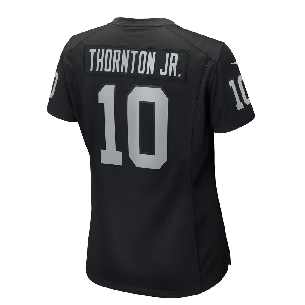 Women's Las Vegas Raiders Donte Thornton Jr Nike Black Team Game Jersey