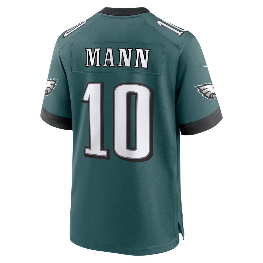 Men's Philadelphia Eagles Braden Mann Nike Midnight Green Team Game Jersey