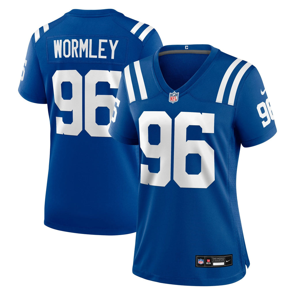 Women's Indianapolis Colts Chris Wormley Nike Royal Team Game Jersey