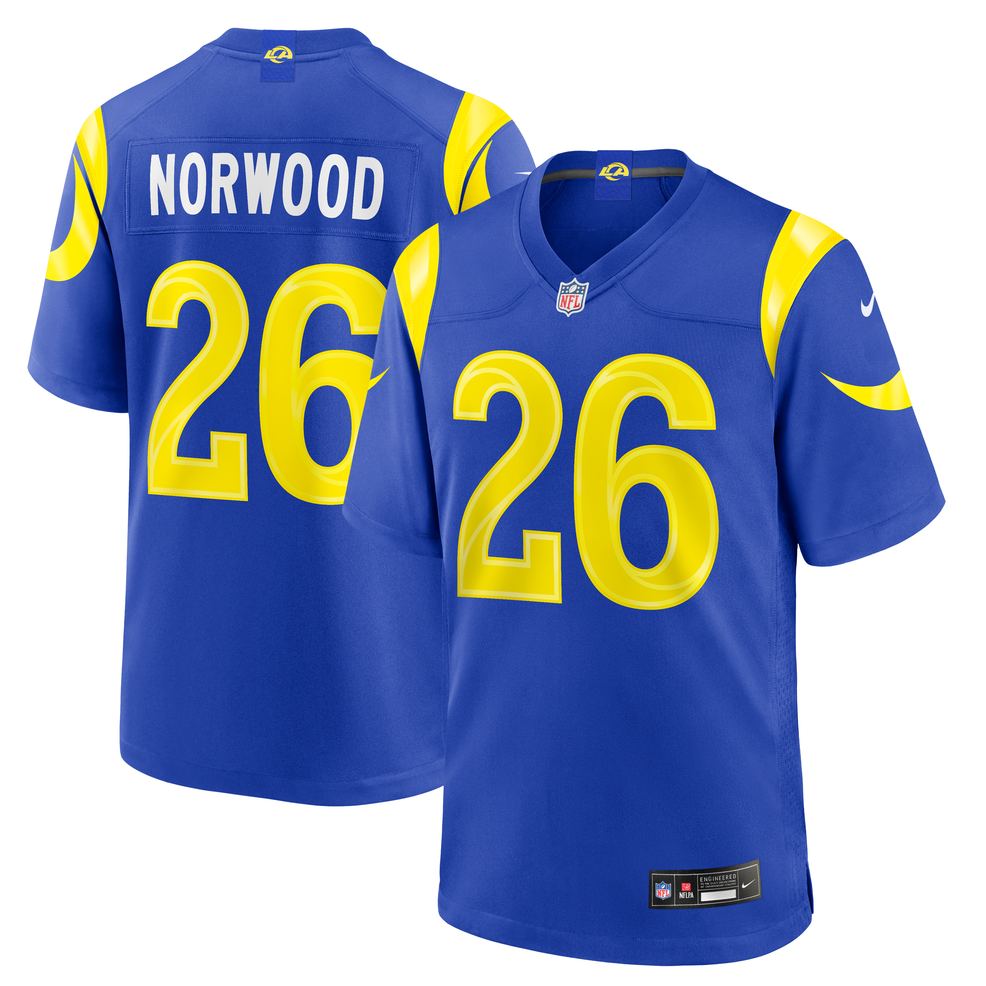 Men's Los Angeles Rams Drey Norwood Nike Royal Game Jersey