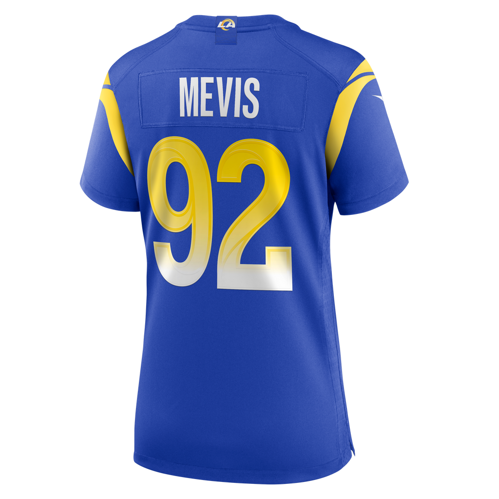 Women's Los Angeles Rams Harrison Mevis Nike Royal Team Game Jersey
