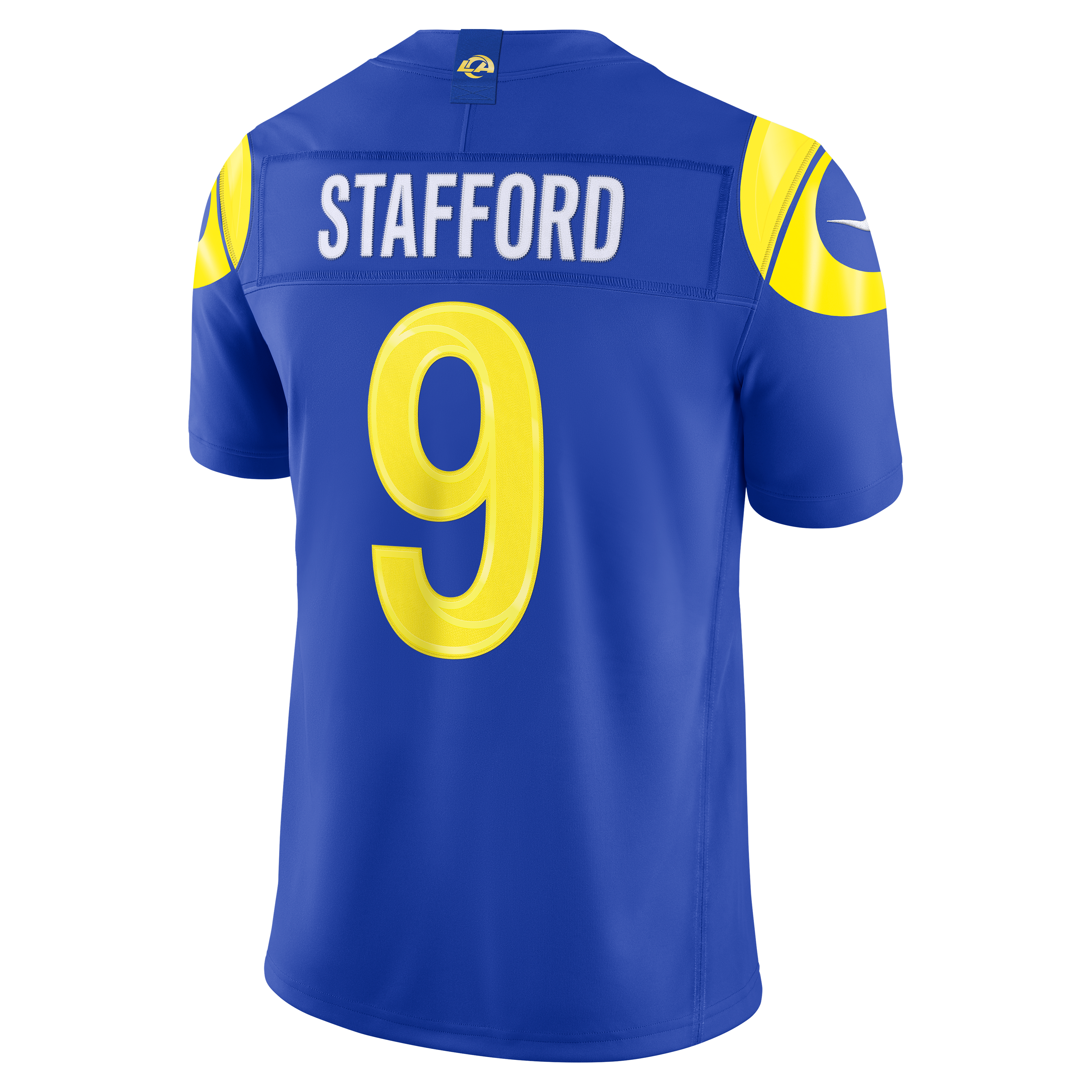Men's Los Angeles Rams Matthew Stafford Nike Royal Team Vapor Fuse Stitched Limited Jersey