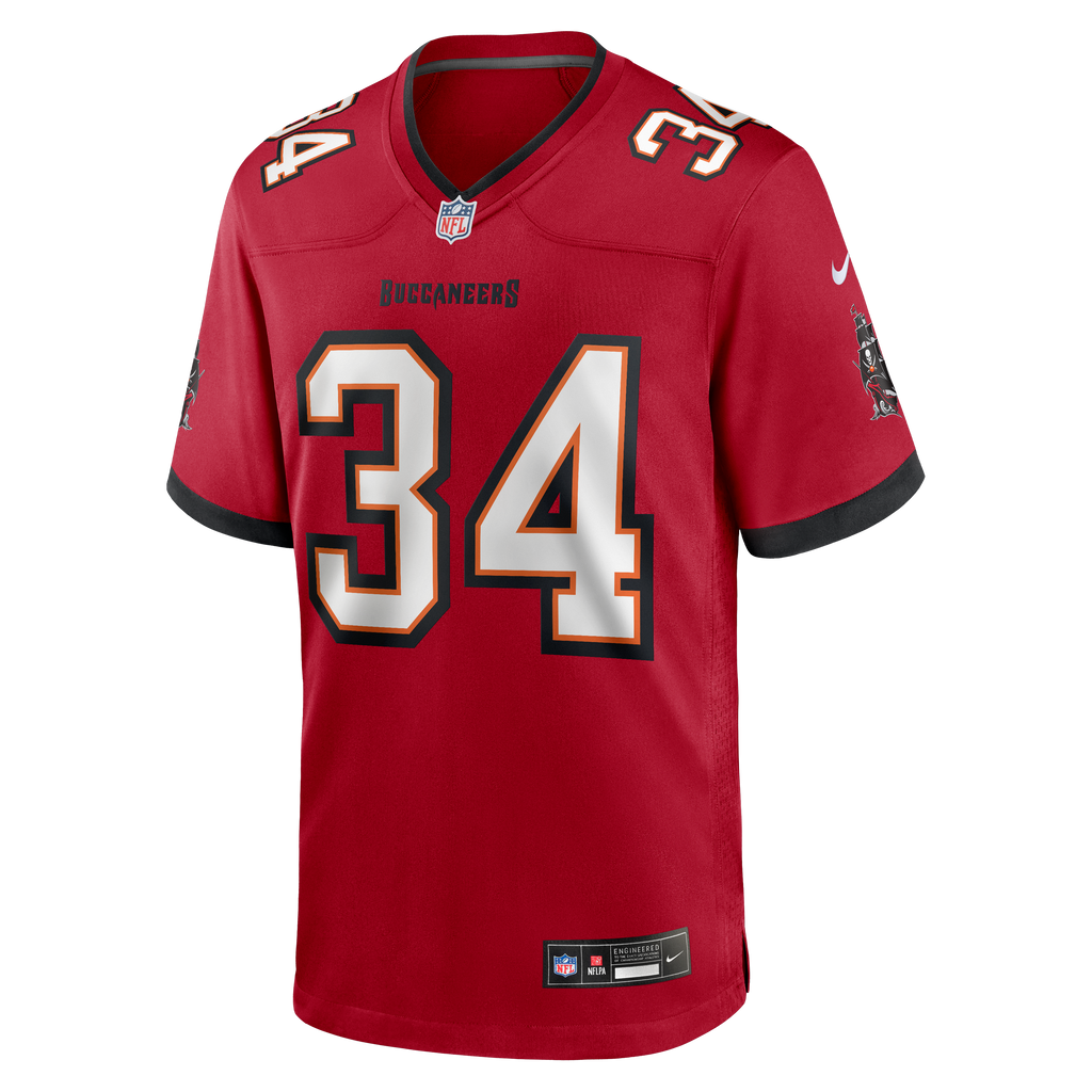 Men's Tampa Bay Buccaneers Alex Anzalone Nike Red Team Game Jersey