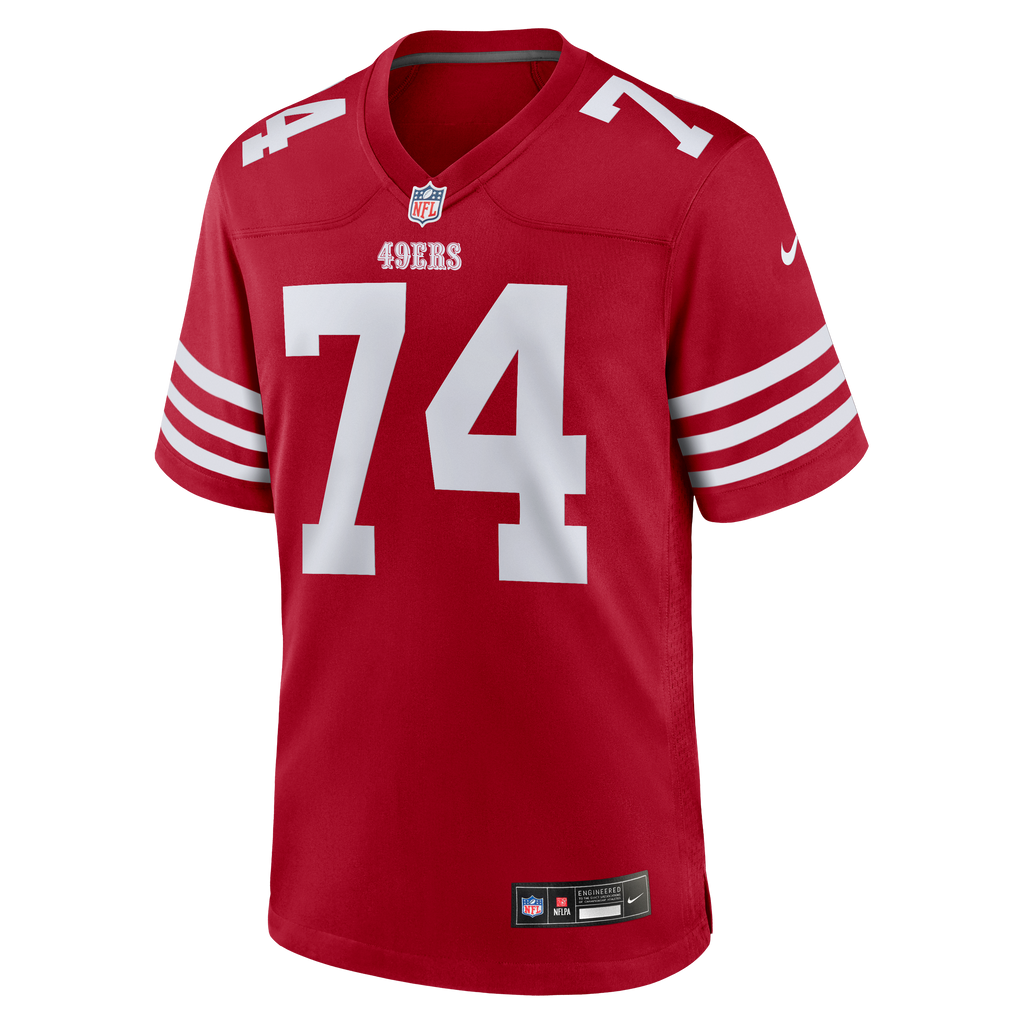 Men's San Francisco 49Ers Brett Toth Nike Scarlet Team Game Jersey