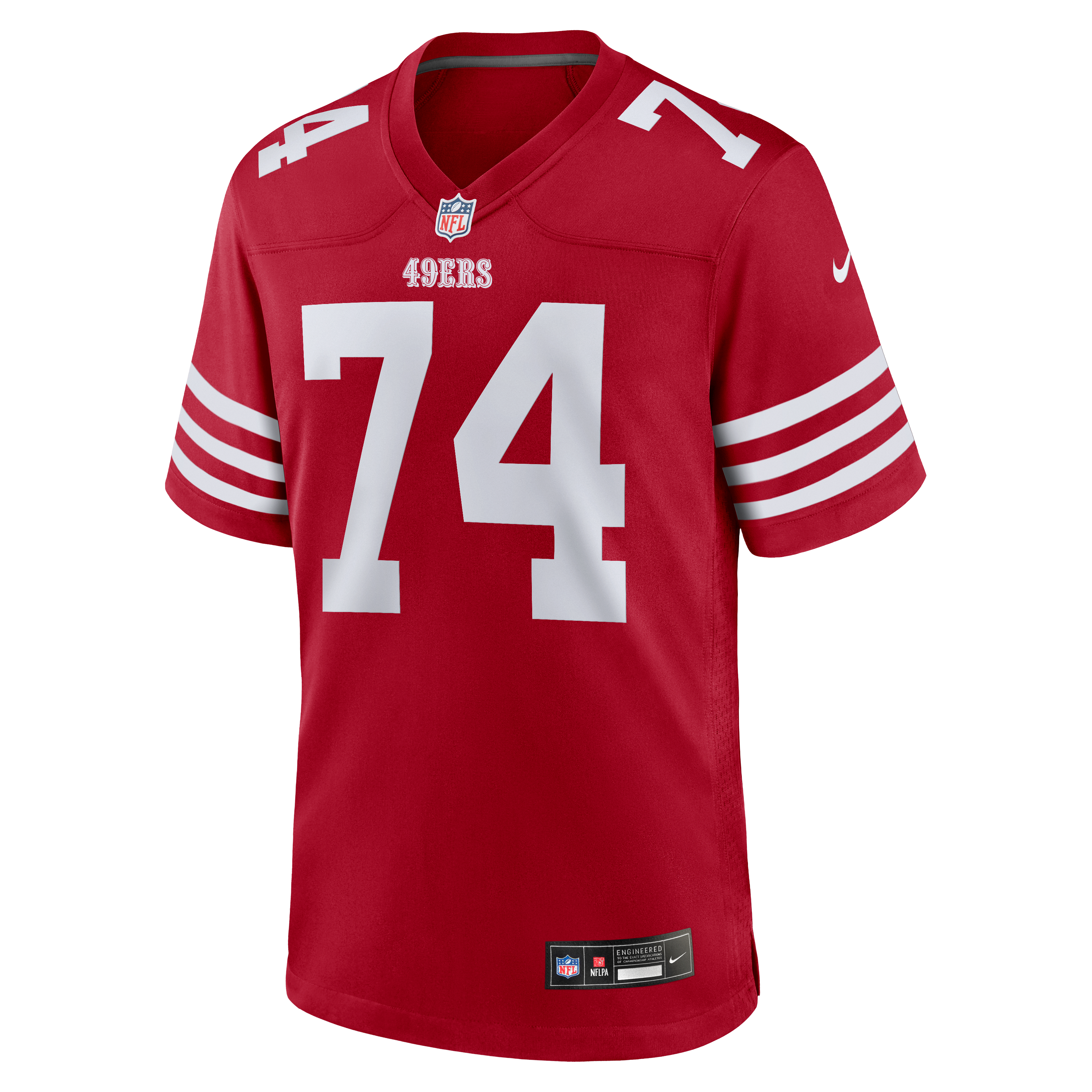 Men's San Francisco 49Ers Brett Toth Nike Scarlet Team Game Jersey
