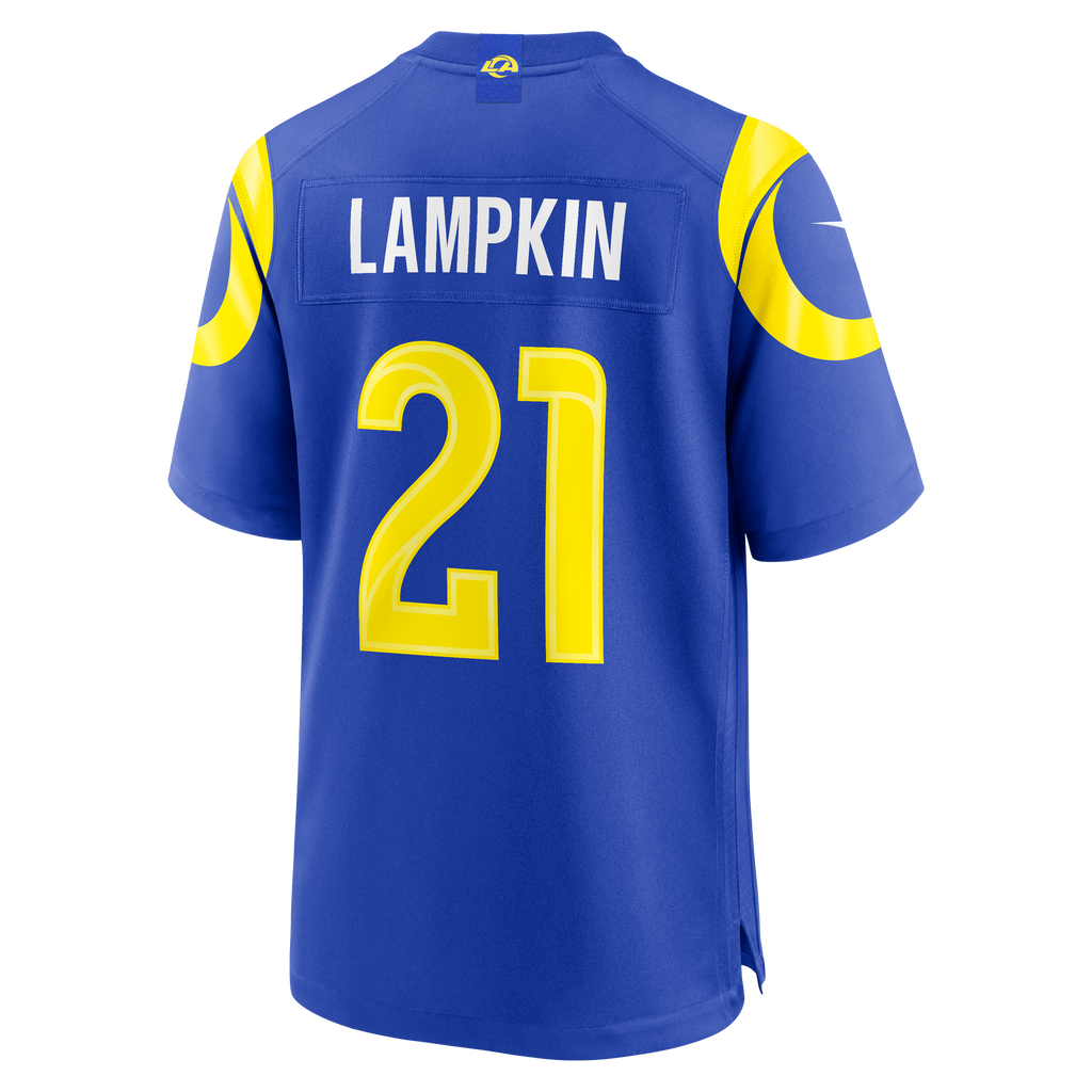 Men's Los Angeles Rams Cam Lampkin Nike Royal Team Game Jersey