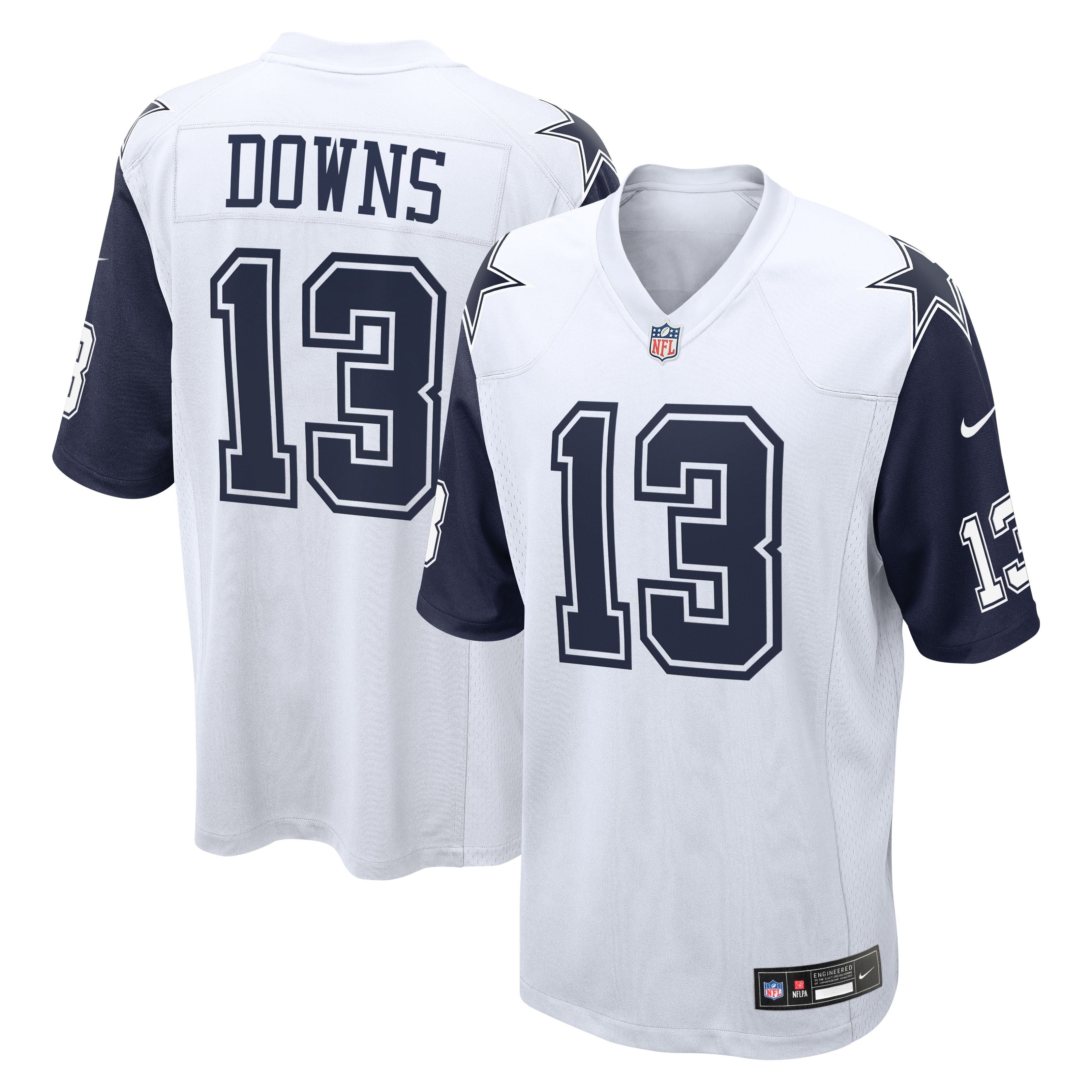 Men's Dallas Cowboys Caleb Downs Nike White Alternate Game Jersey