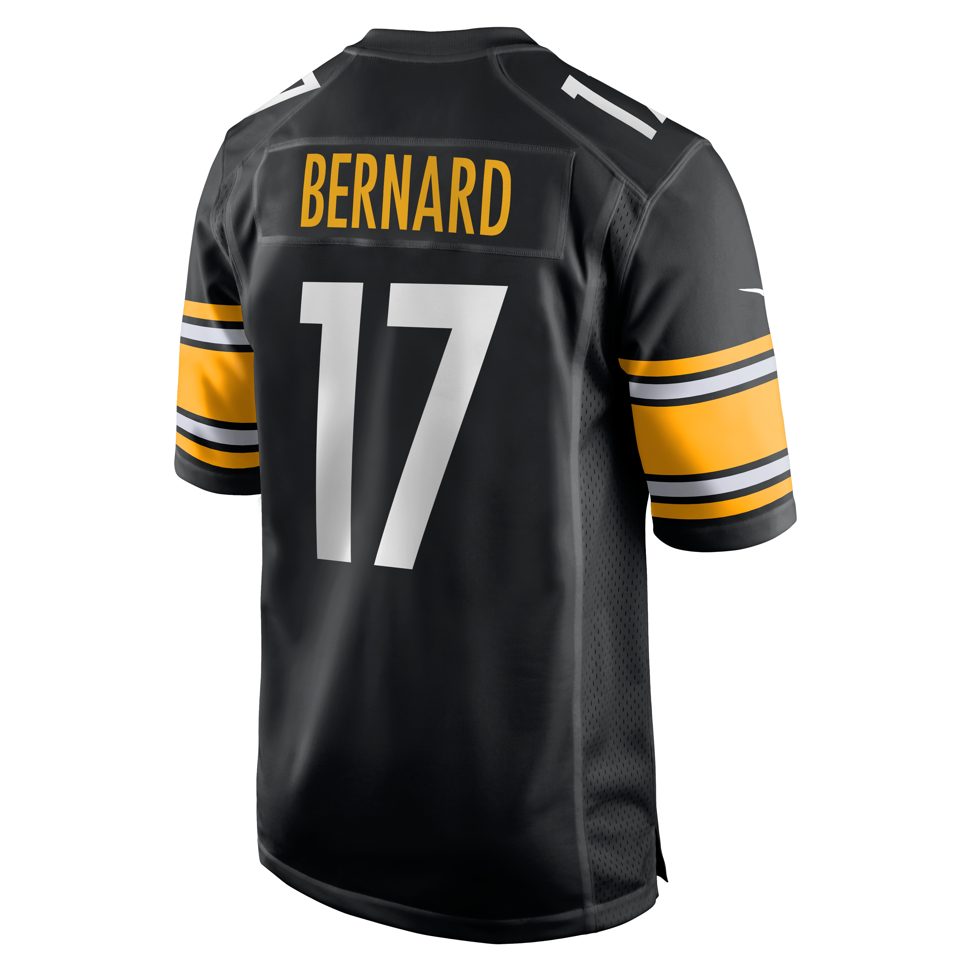 Men's Pittsburgh Steelers Germie Bernard Nike Black Game Jersey