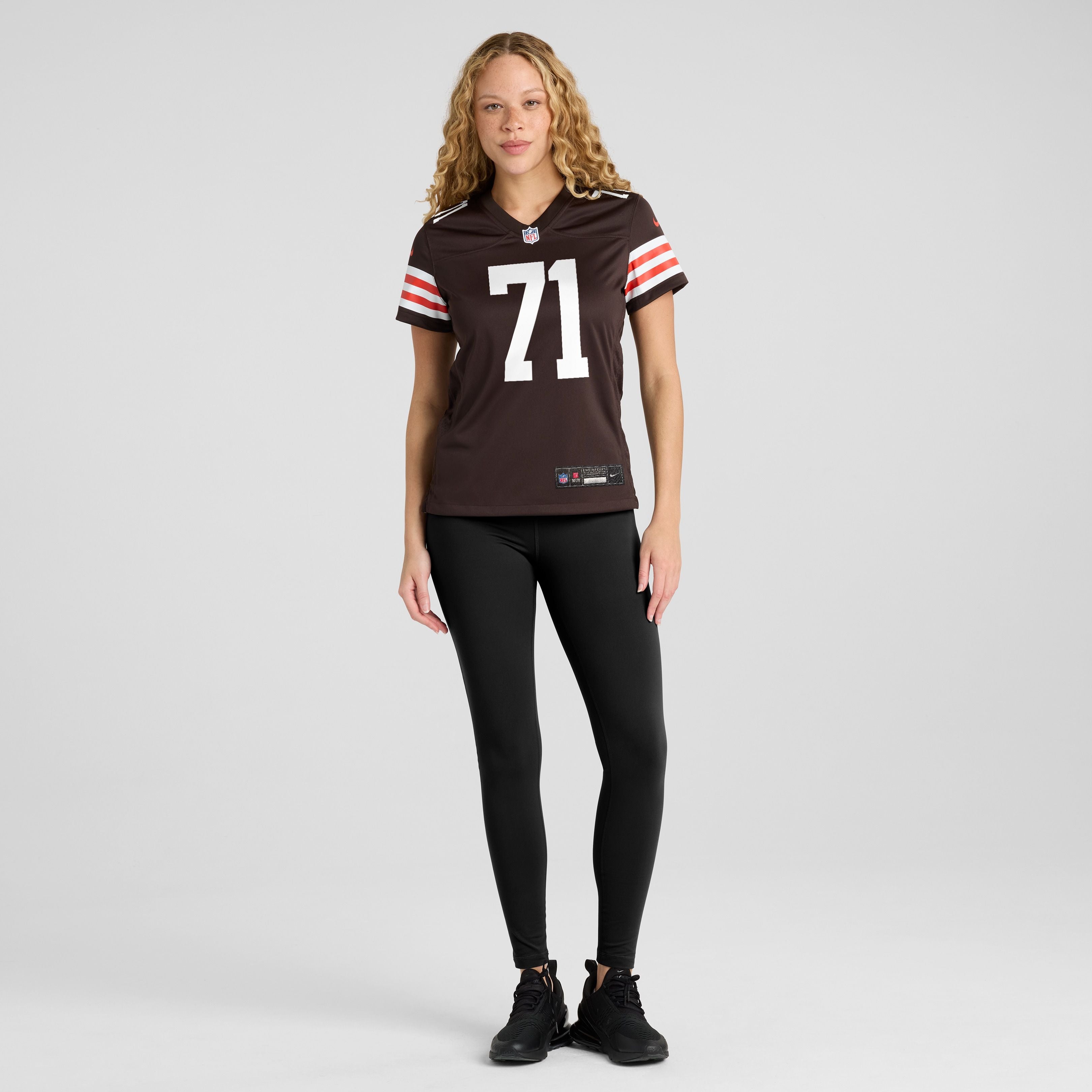 Women's Cleveland Browns Tytus Howard Nike Brown Team Game Jersey