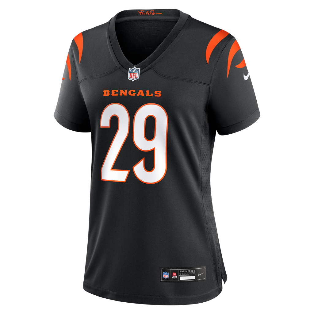 Women's Cincinnati Bengals Kyle Dugger Nike Black Team Game Jersey