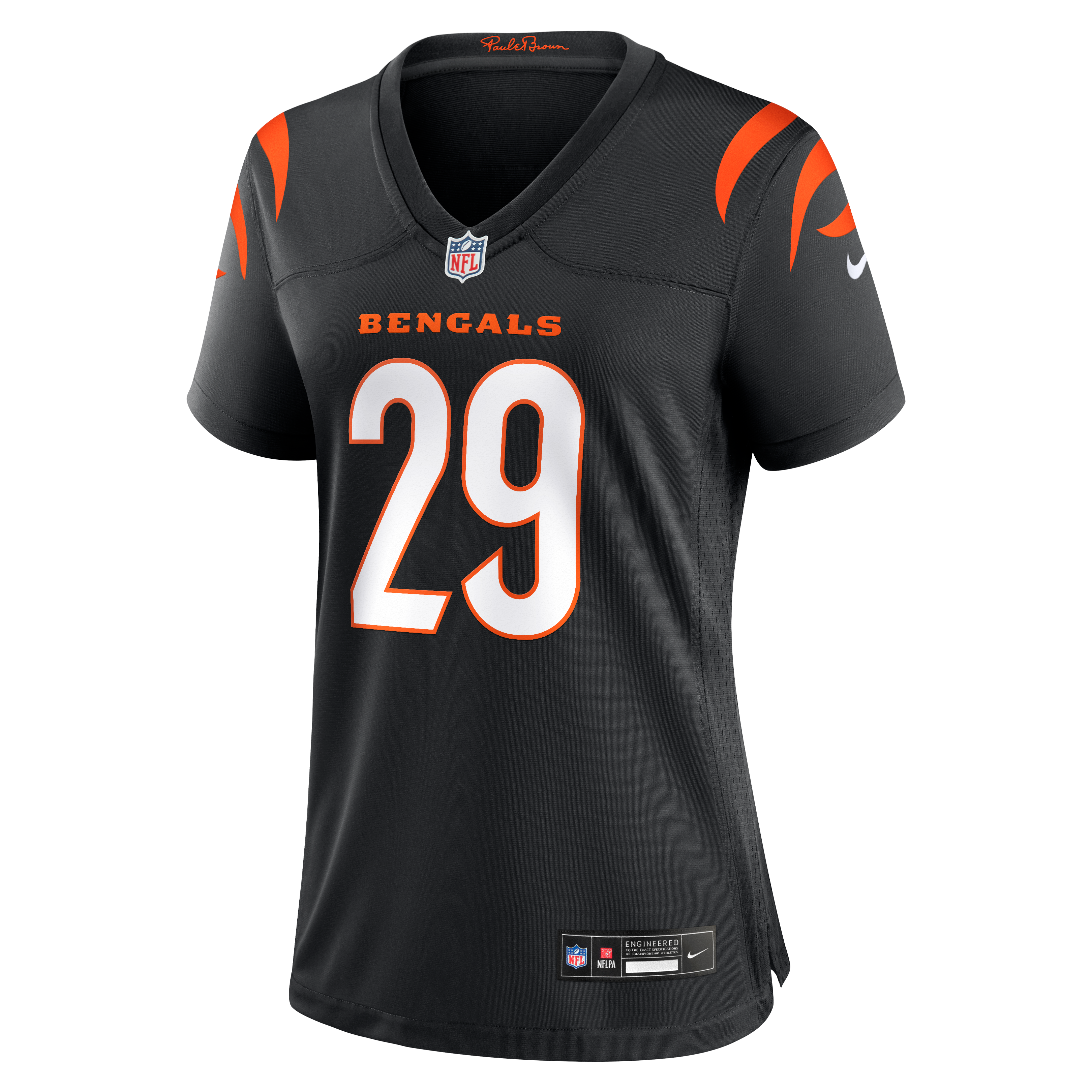 Women's Cincinnati Bengals Kyle Dugger Nike Black Team Game Jersey