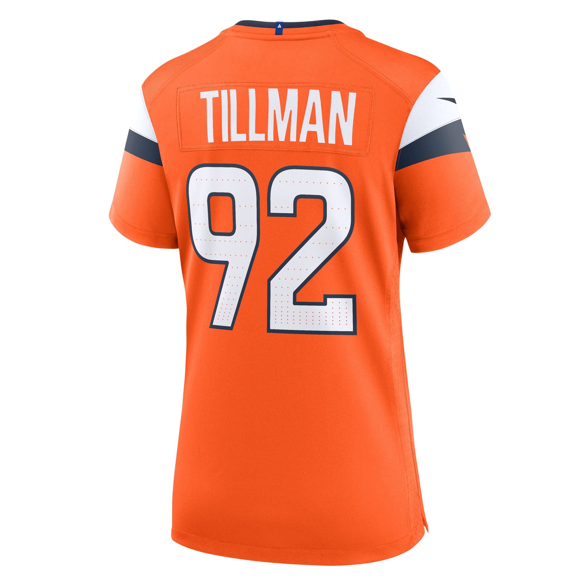 Women's Denver Broncos Dondrea Tillman Nike Orange Team Game Jersey
