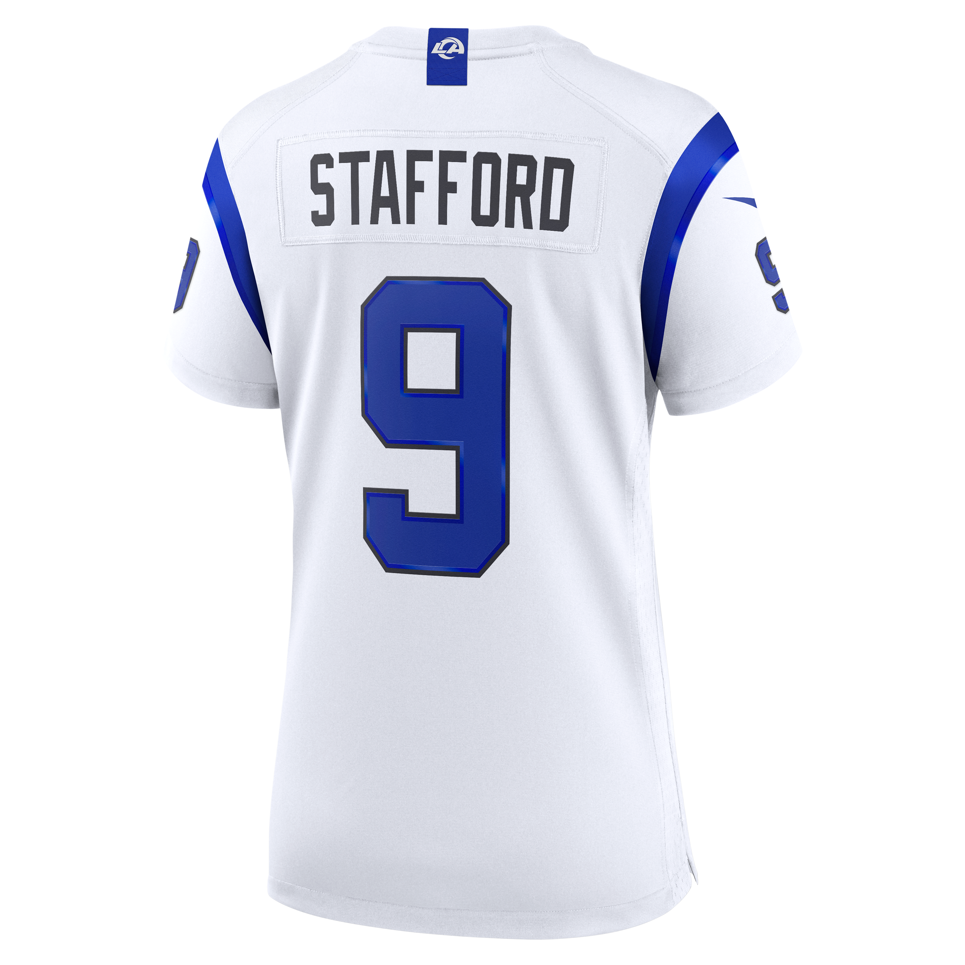 Women's Los Angeles Rams Matthew Stafford Nike Fearsome White Game Jersey