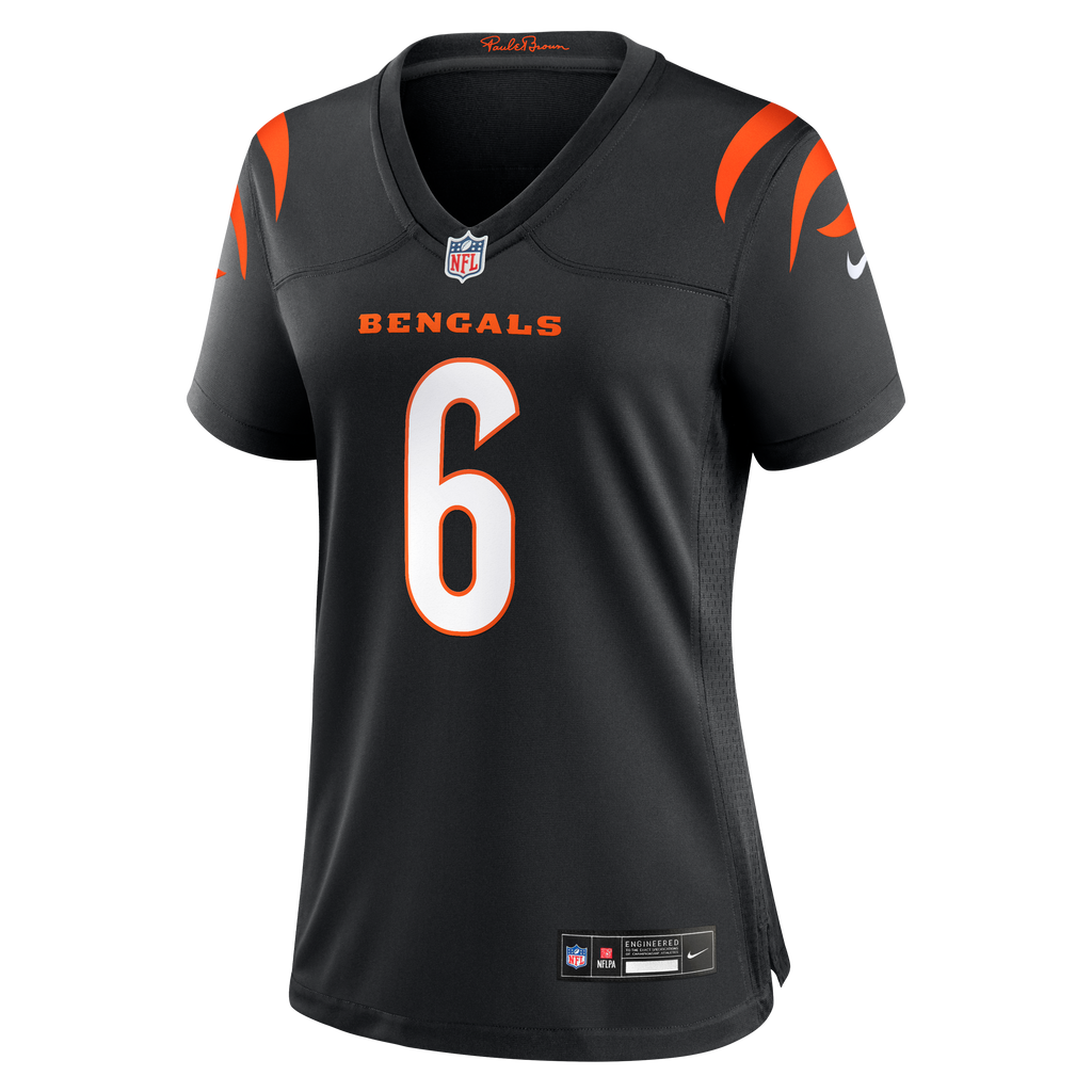 Women's Cincinnati Bengals Bryan Cook Nike Black Team Game Jersey