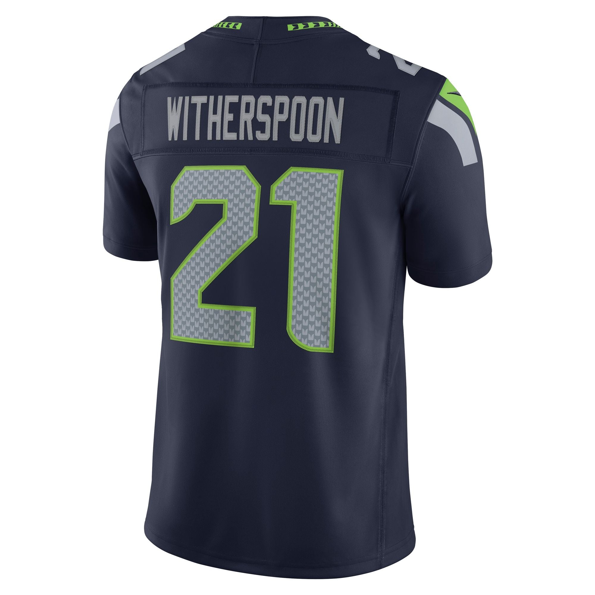 Men's Seattle Seahawks Devon Witherspoon Nike College Navy Team Vapor Fuse Stitched Limited Jersey